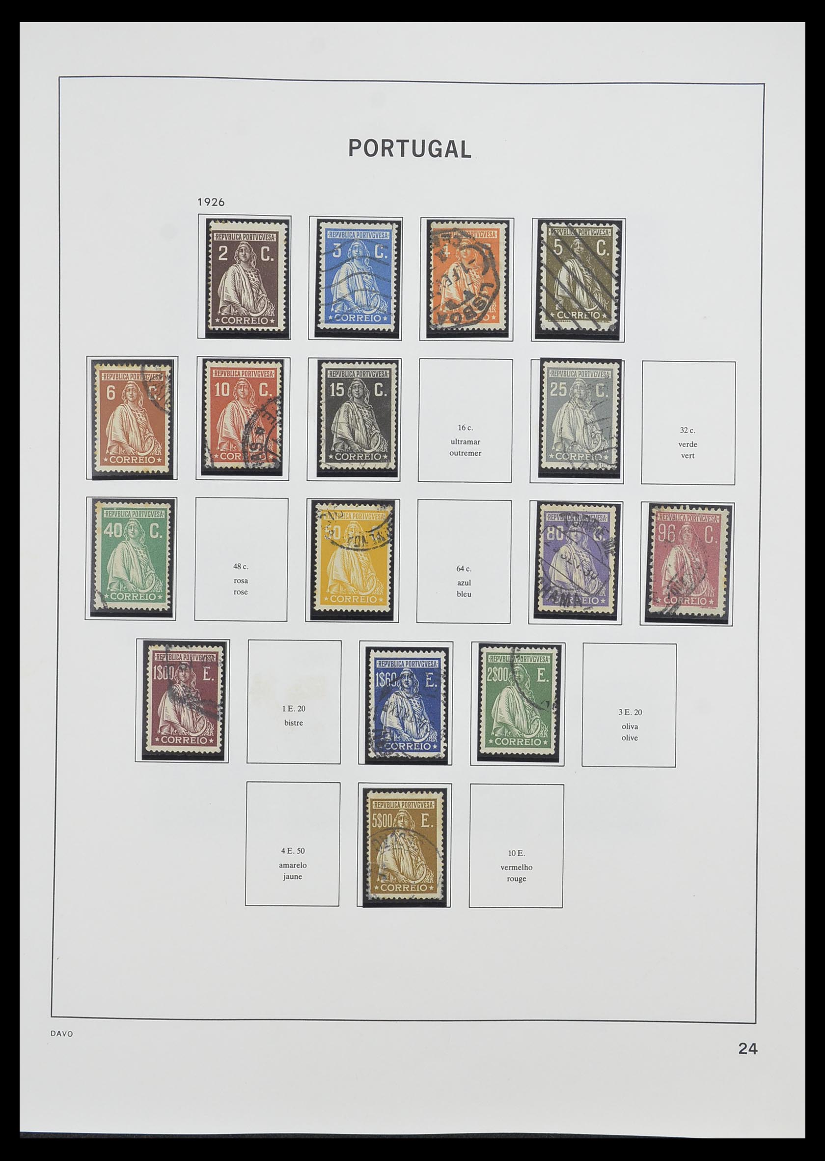 33491 023 - Postzegelverzameling 33491 Portugal 1853-2010.