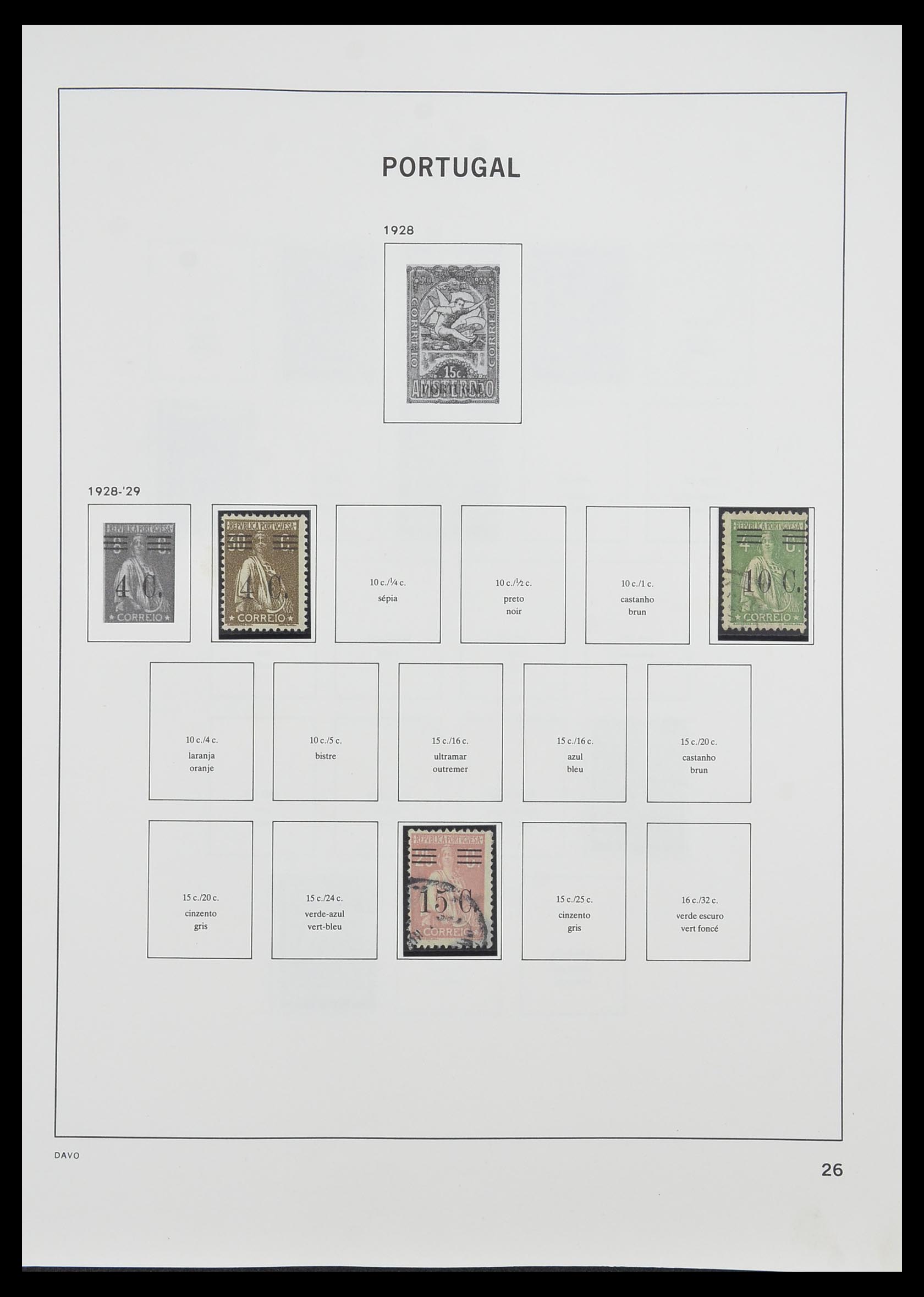 33491 025 - Postzegelverzameling 33491 Portugal 1853-2010.