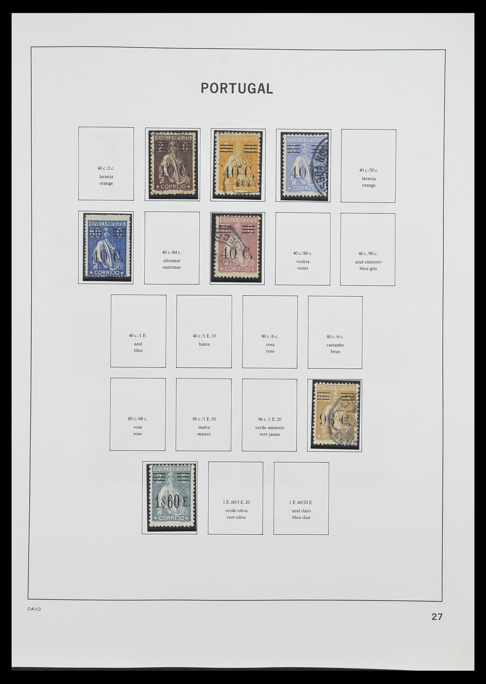 33491 026 - Postzegelverzameling 33491 Portugal 1853-2010.