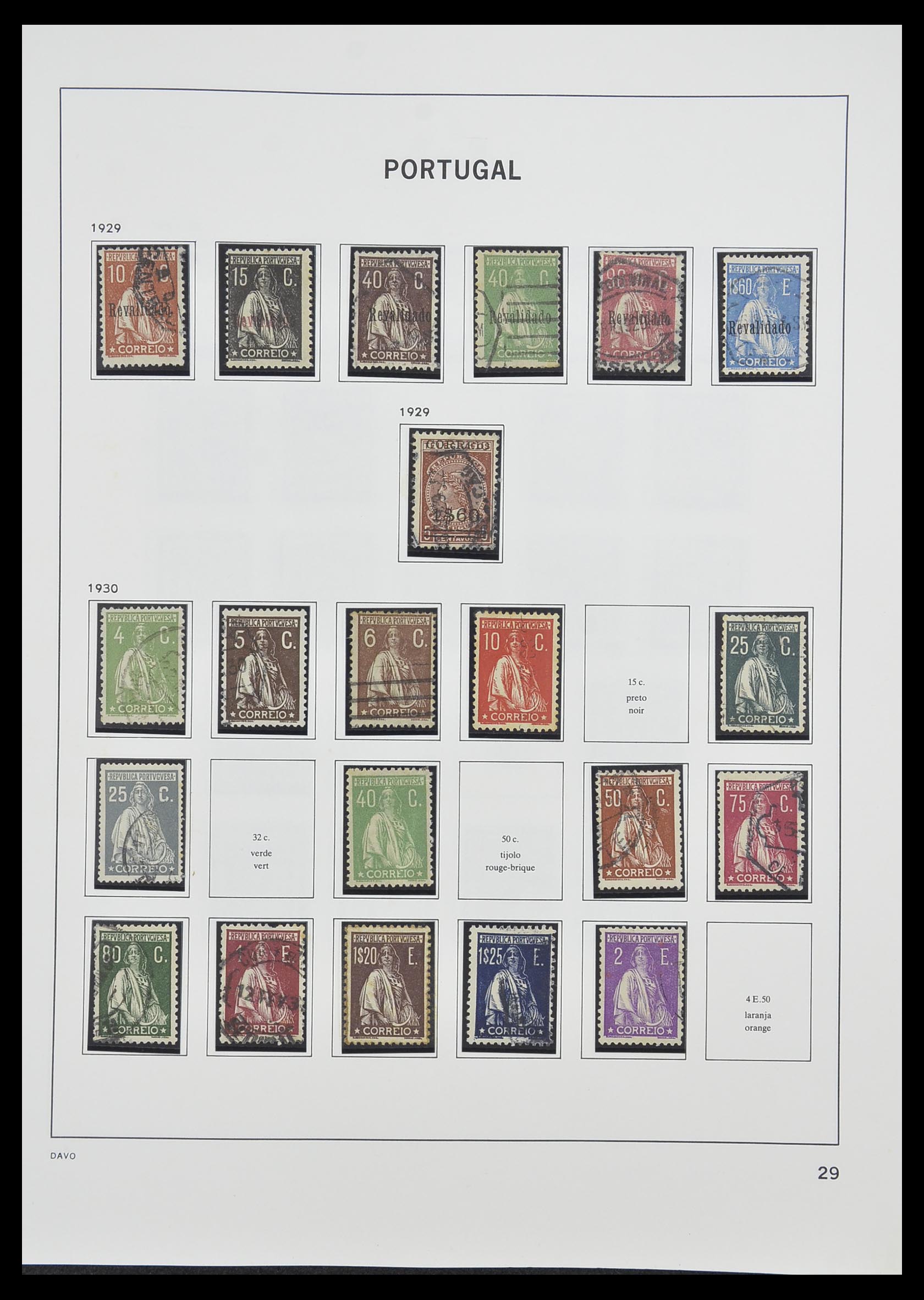 33491 028 - Postzegelverzameling 33491 Portugal 1853-2010.