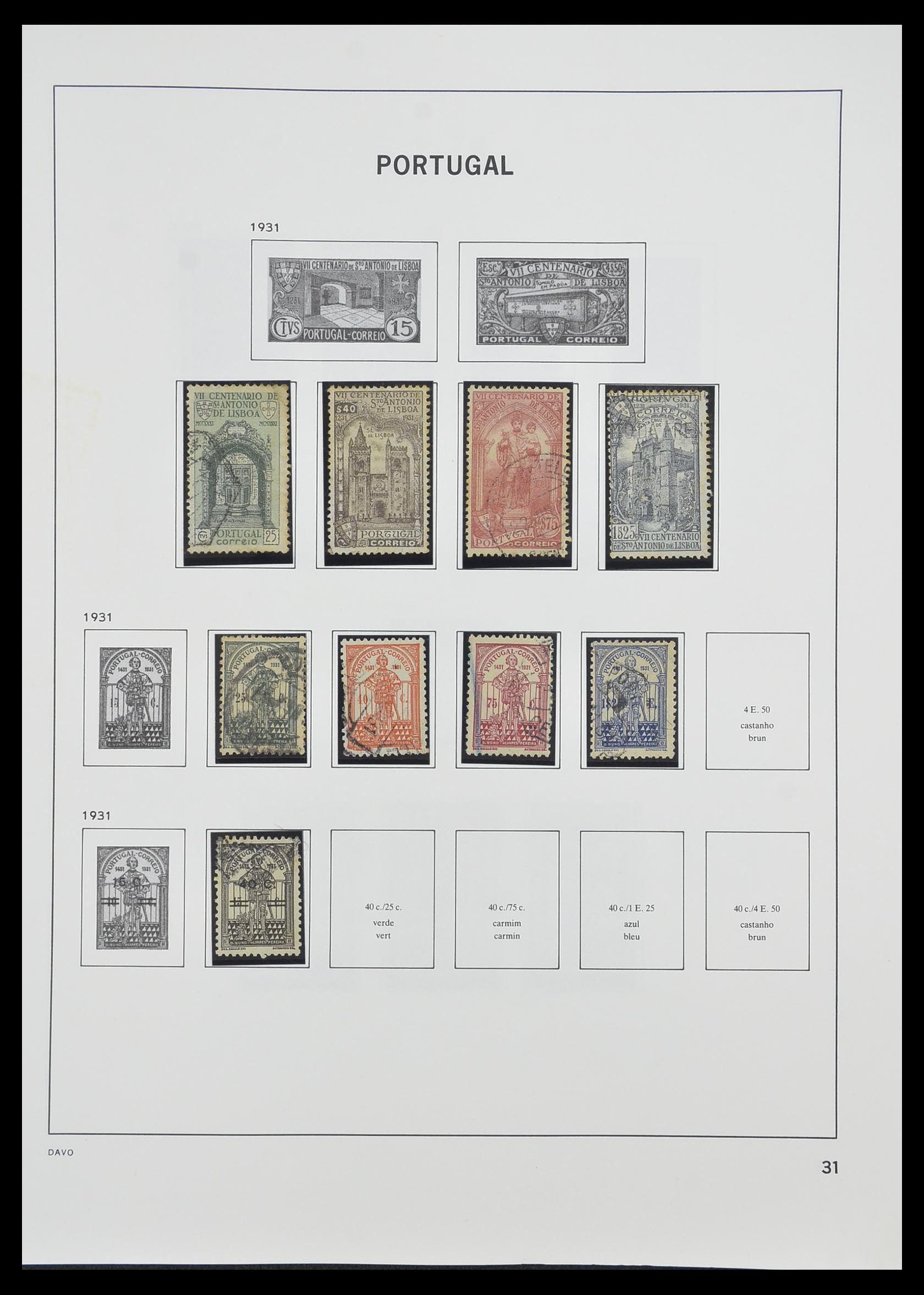33491 030 - Postzegelverzameling 33491 Portugal 1853-2010.