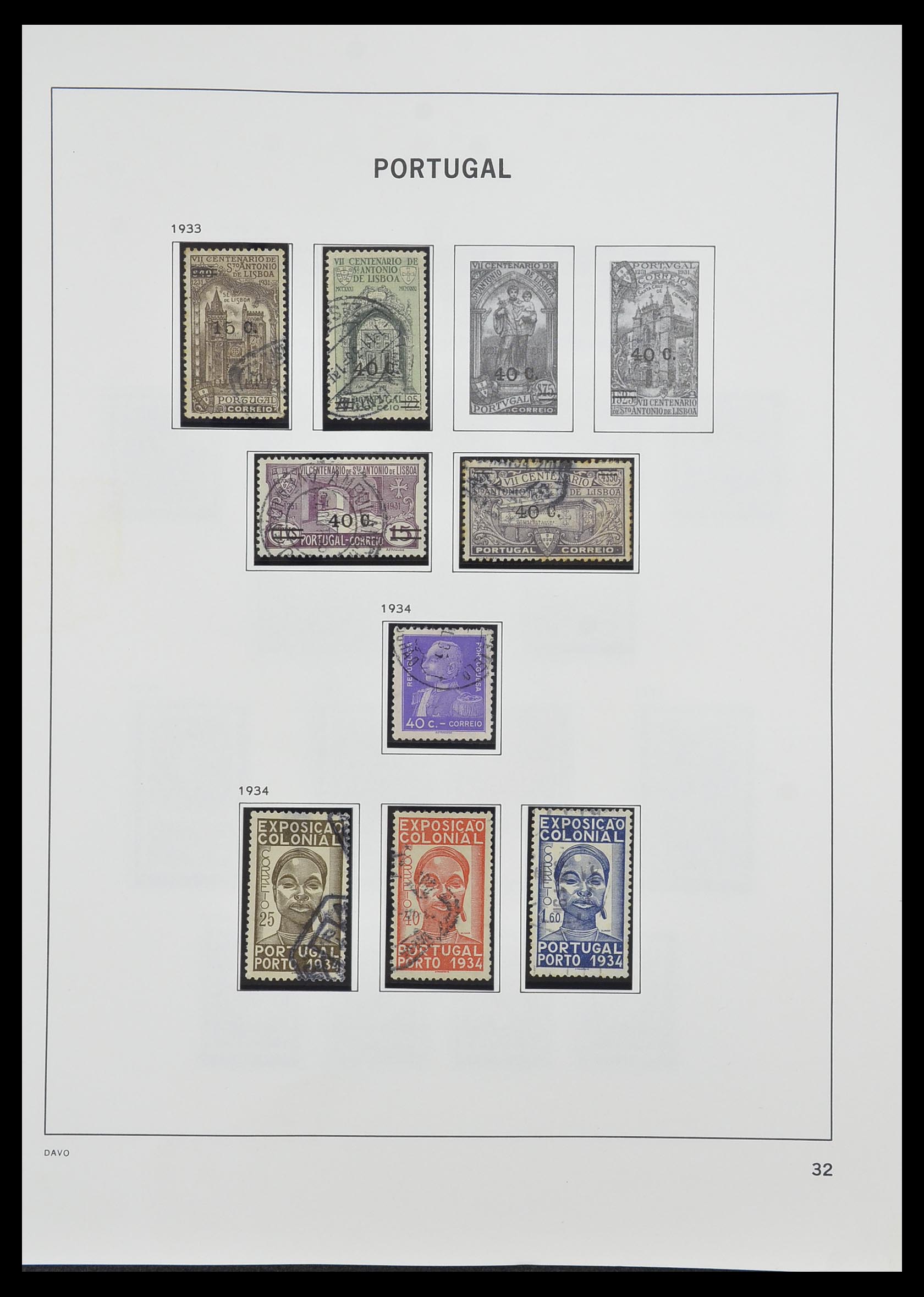 33491 031 - Postzegelverzameling 33491 Portugal 1853-2010.
