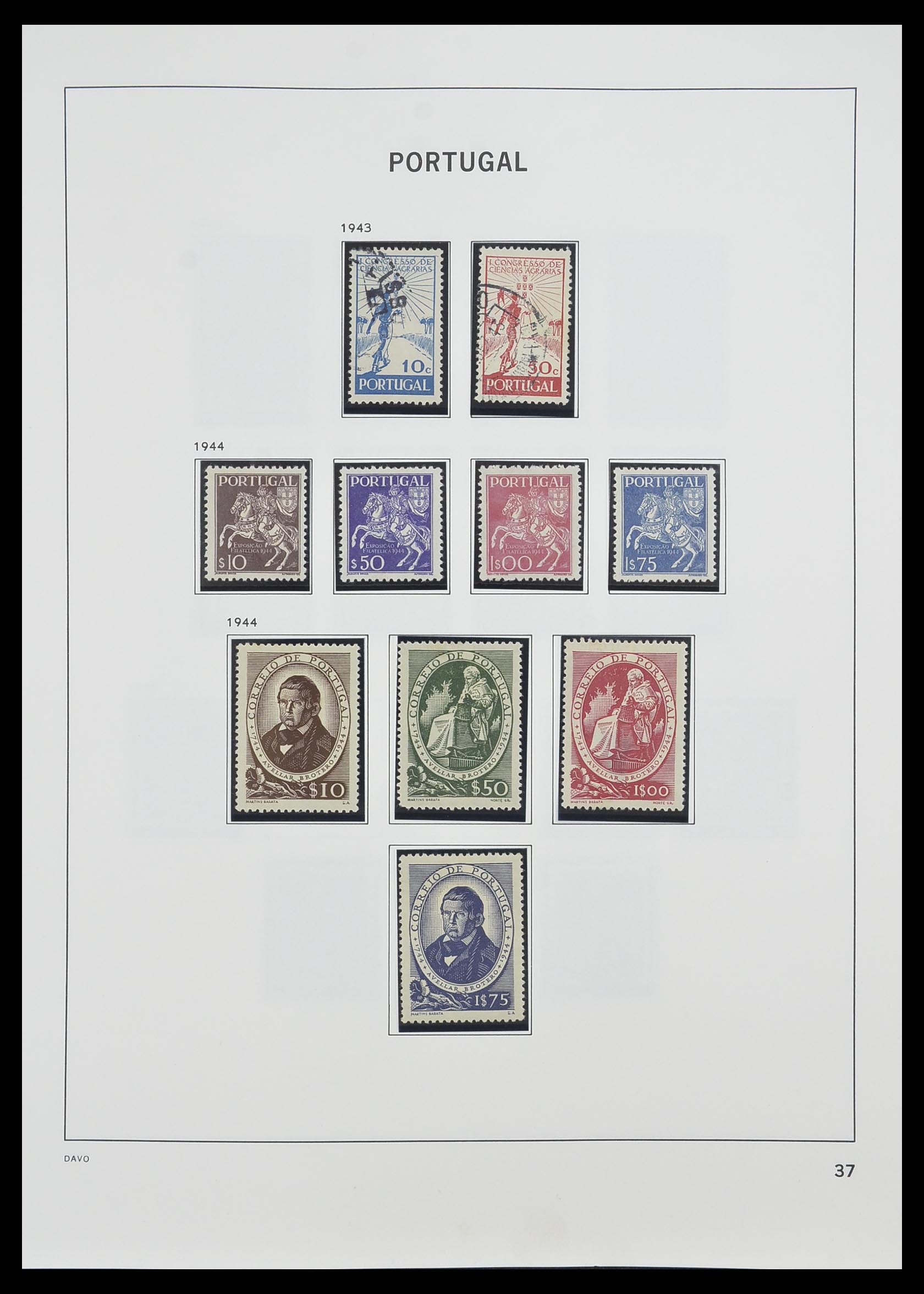 33491 036 - Postzegelverzameling 33491 Portugal 1853-2010.