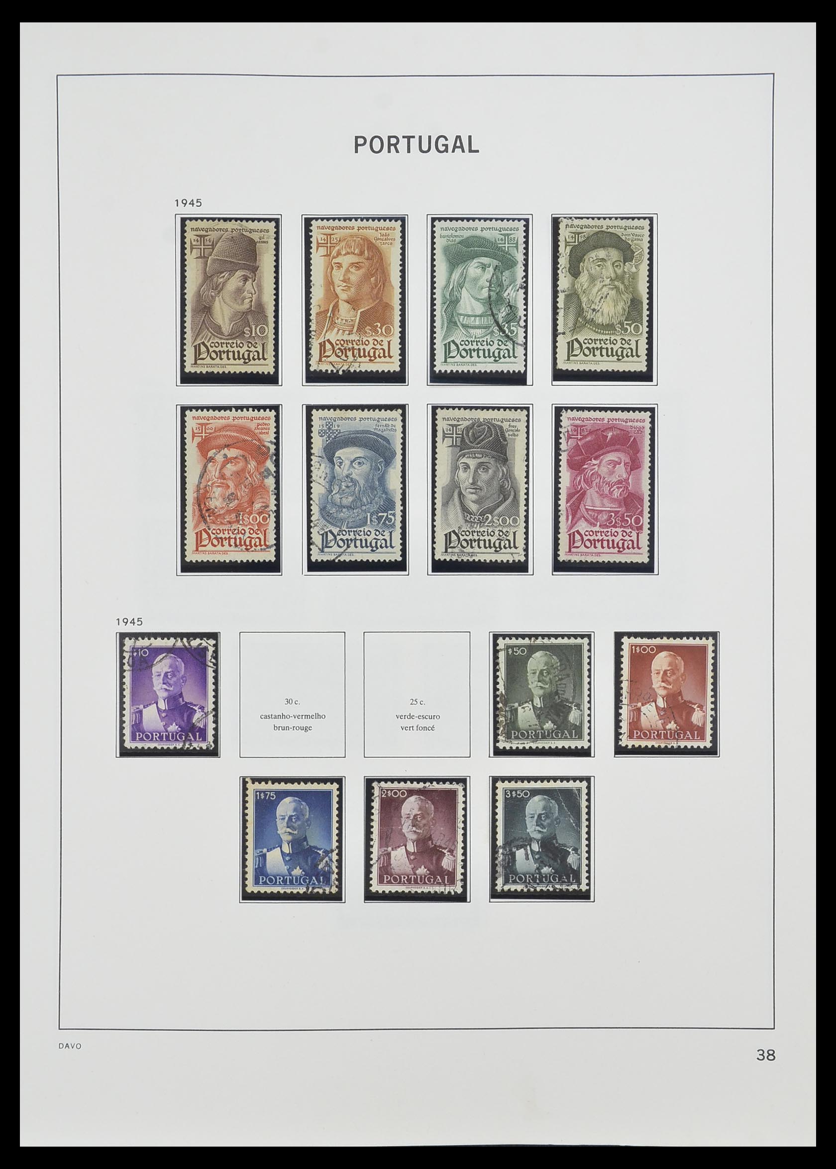 33491 037 - Postzegelverzameling 33491 Portugal 1853-2010.
