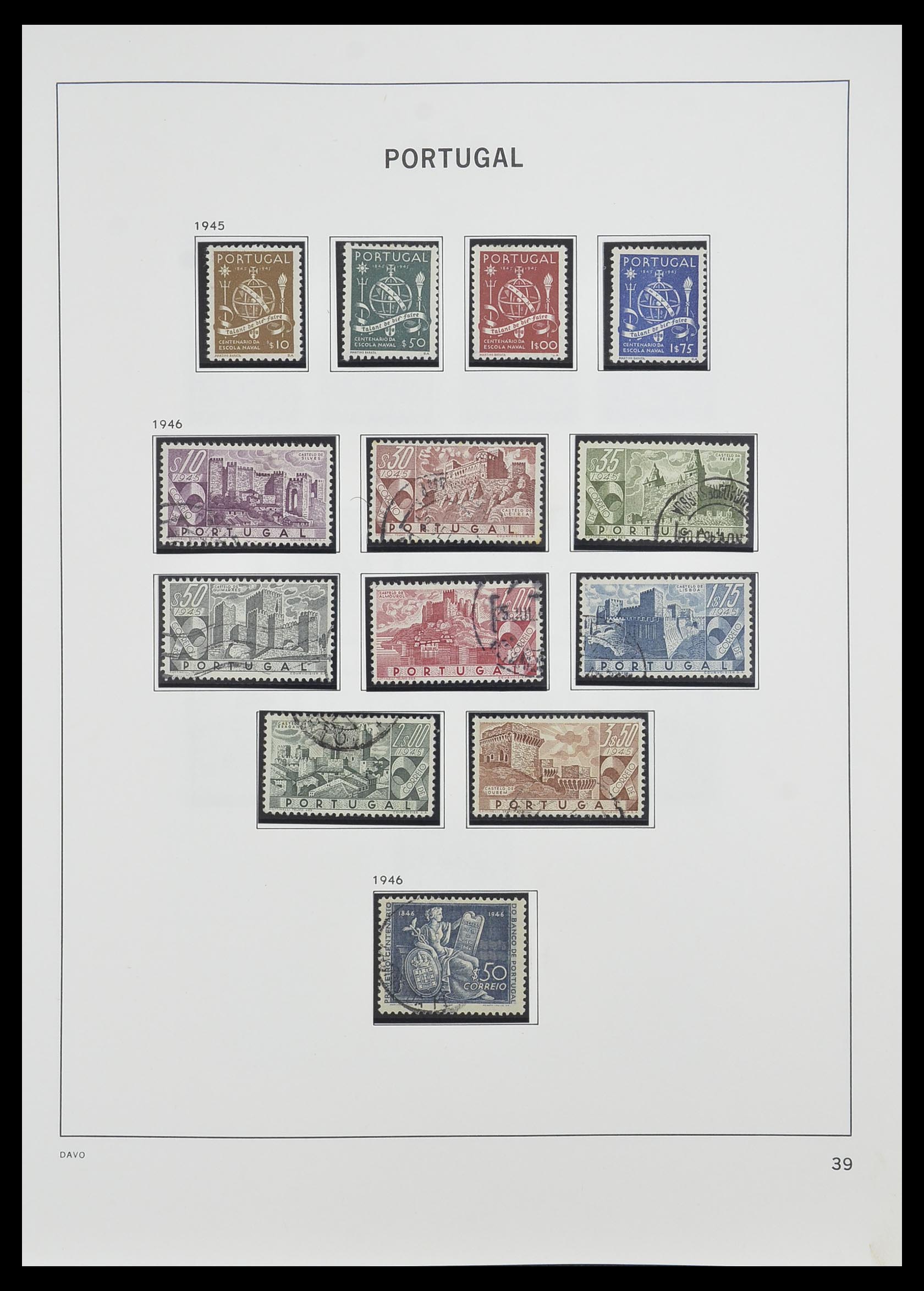 33491 038 - Postzegelverzameling 33491 Portugal 1853-2010.