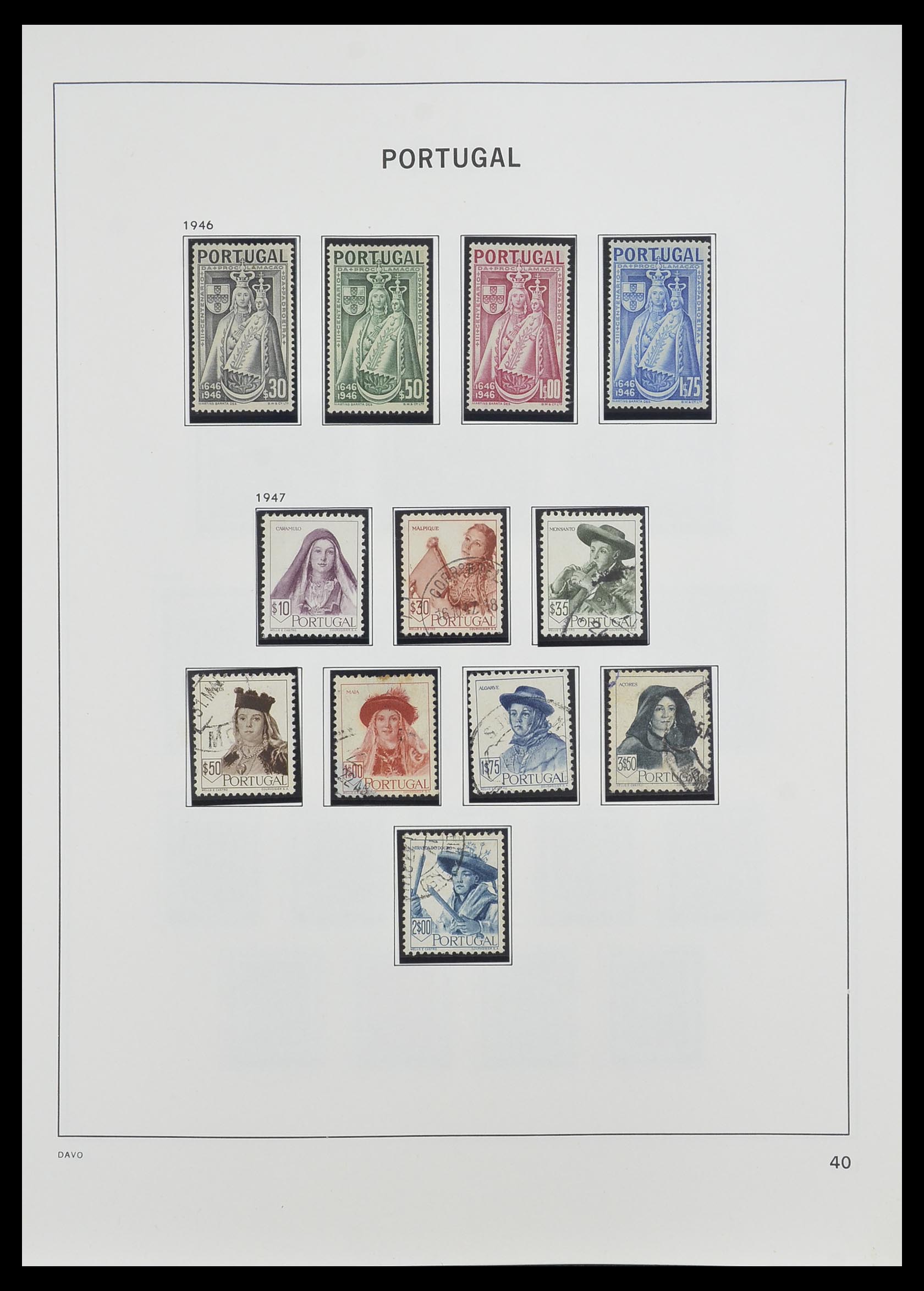 33491 039 - Postzegelverzameling 33491 Portugal 1853-2010.
