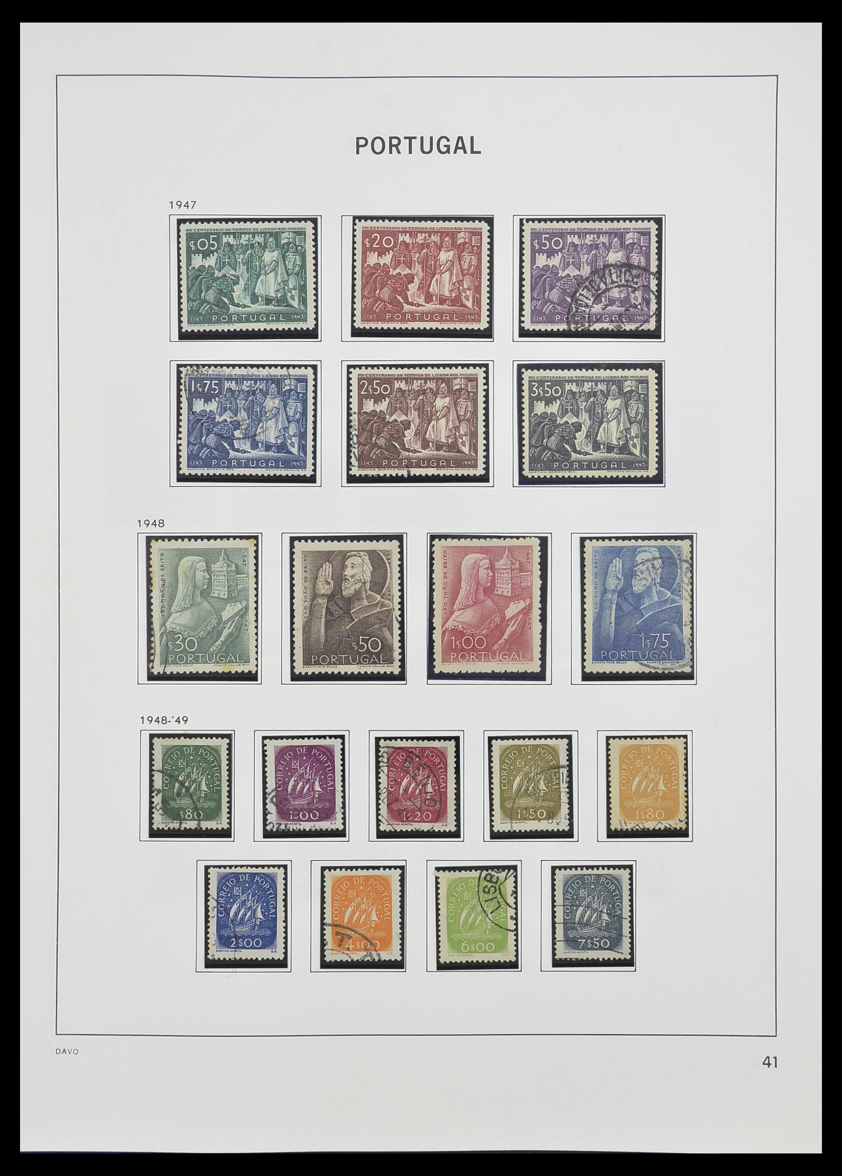 33491 040 - Postzegelverzameling 33491 Portugal 1853-2010.