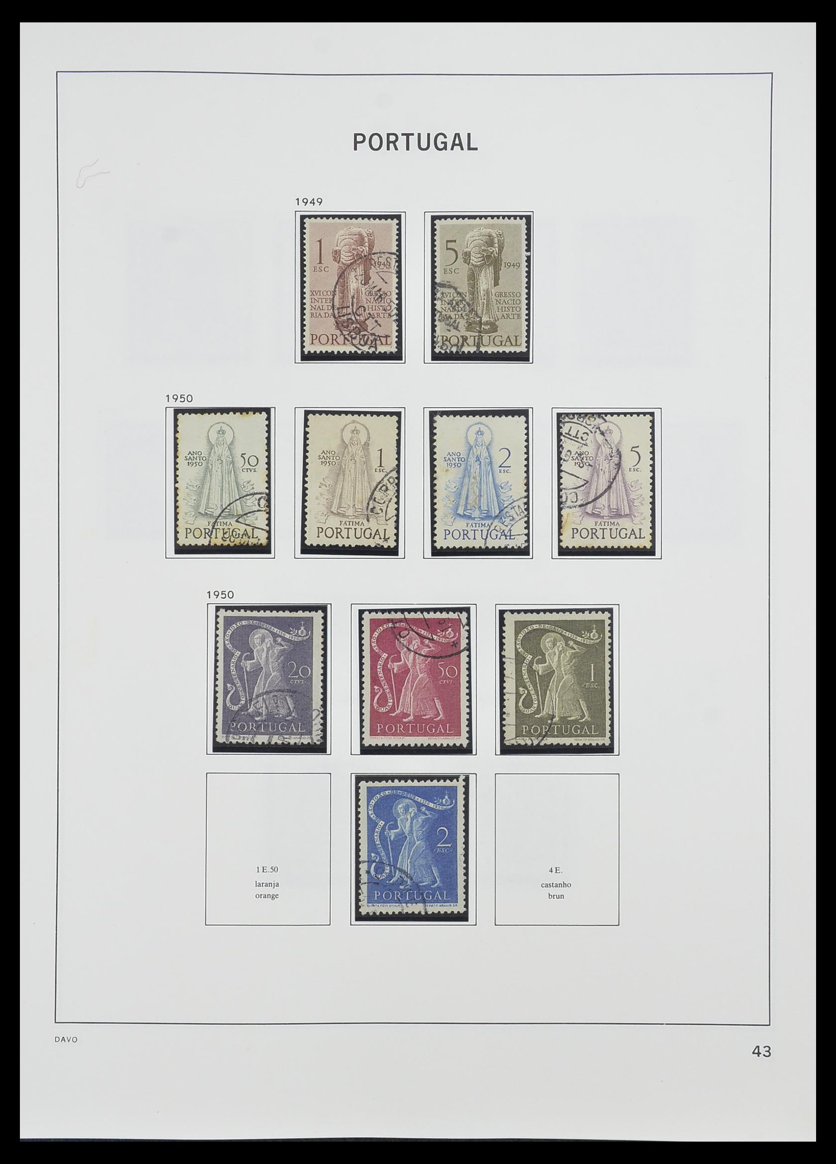 33491 042 - Postzegelverzameling 33491 Portugal 1853-2010.