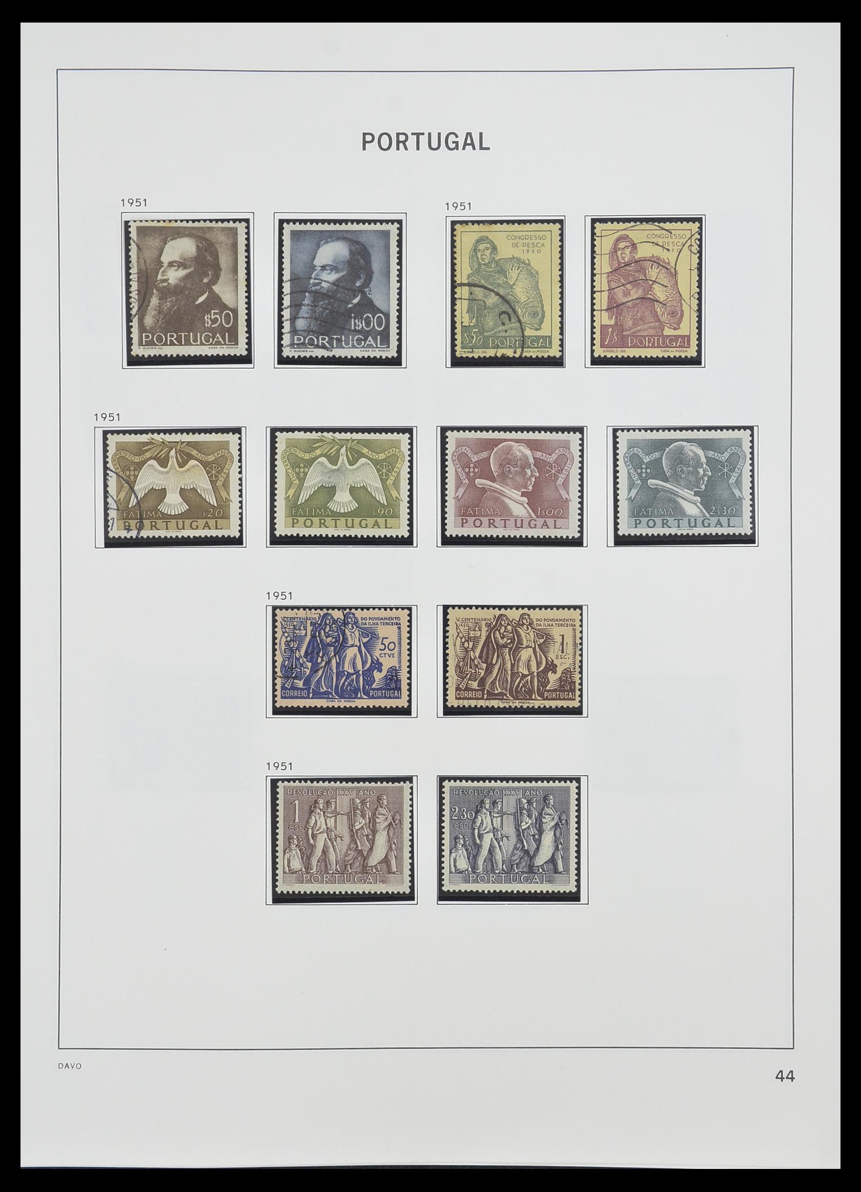 33491 043 - Postzegelverzameling 33491 Portugal 1853-2010.