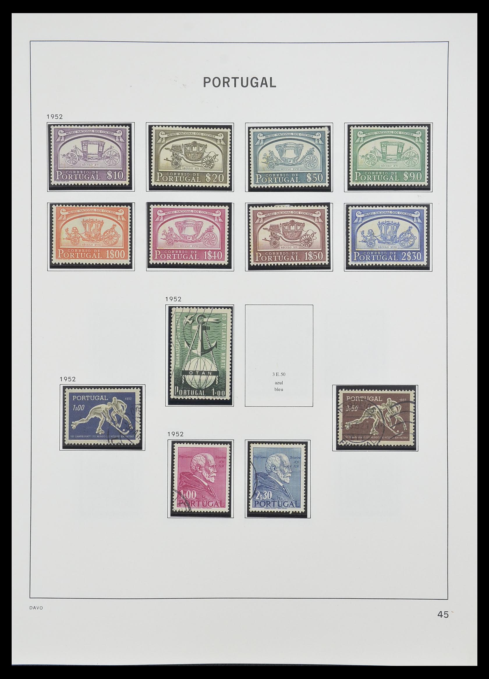 33491 044 - Postzegelverzameling 33491 Portugal 1853-2010.
