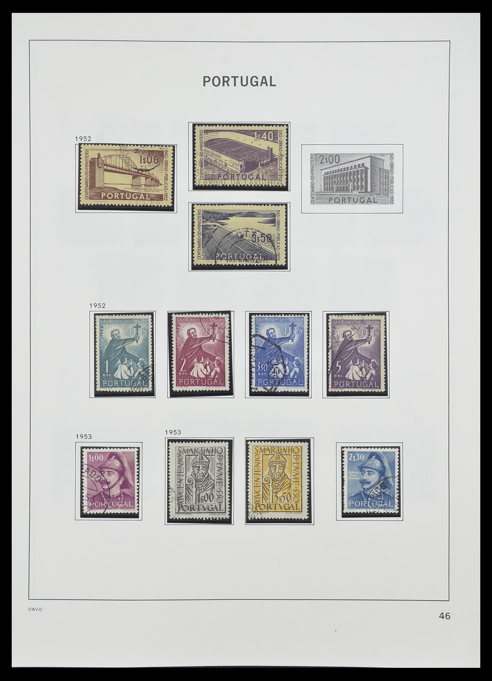 33491 045 - Postzegelverzameling 33491 Portugal 1853-2010.