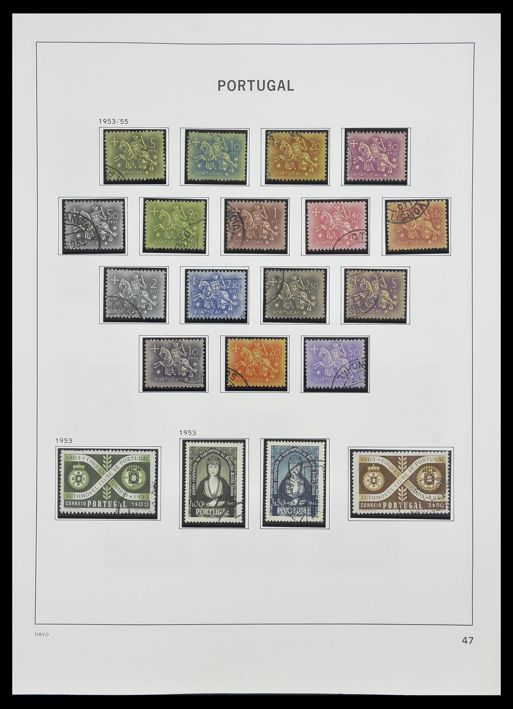 33491 046 - Postzegelverzameling 33491 Portugal 1853-2010.