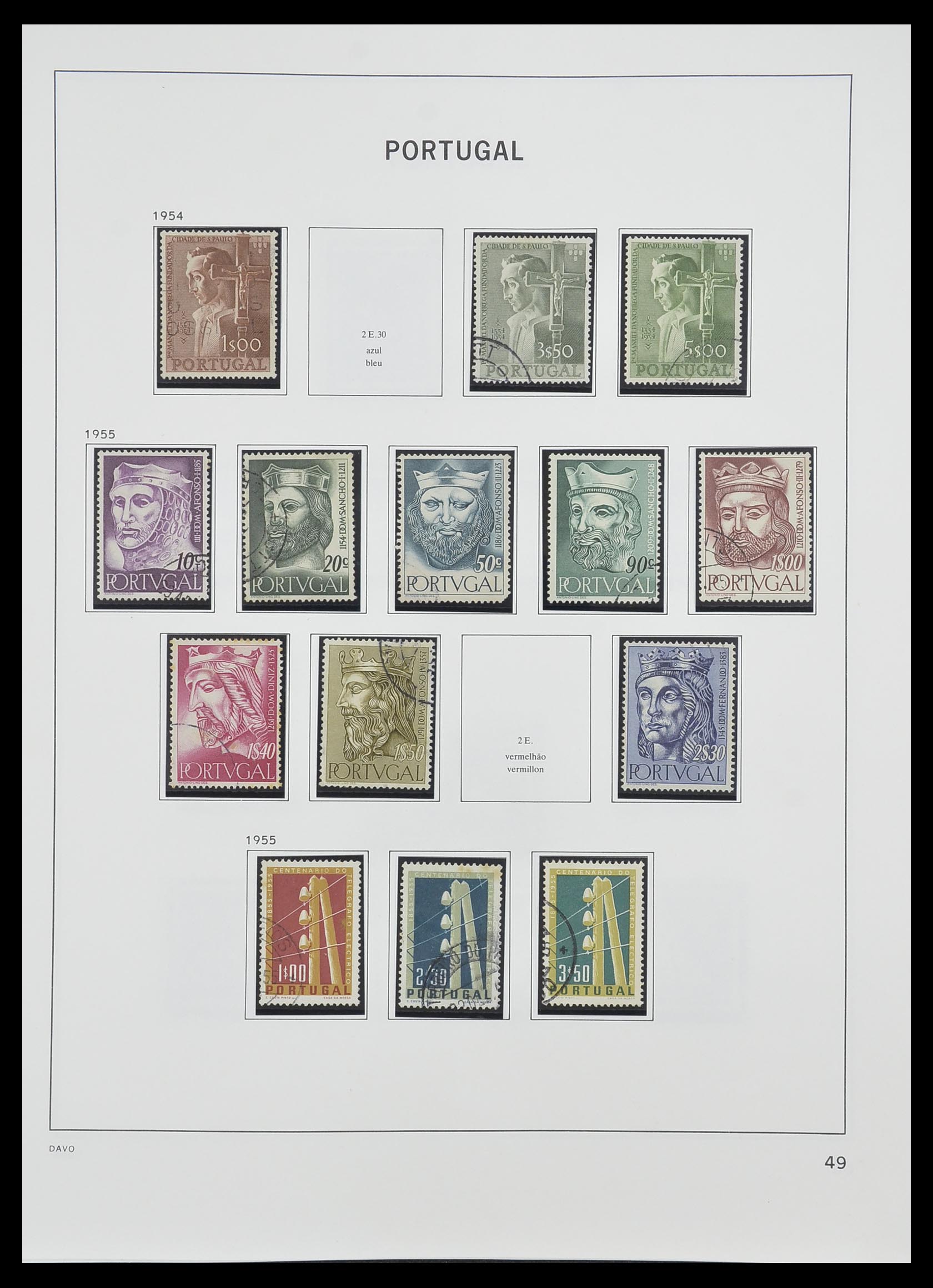 33491 048 - Postzegelverzameling 33491 Portugal 1853-2010.