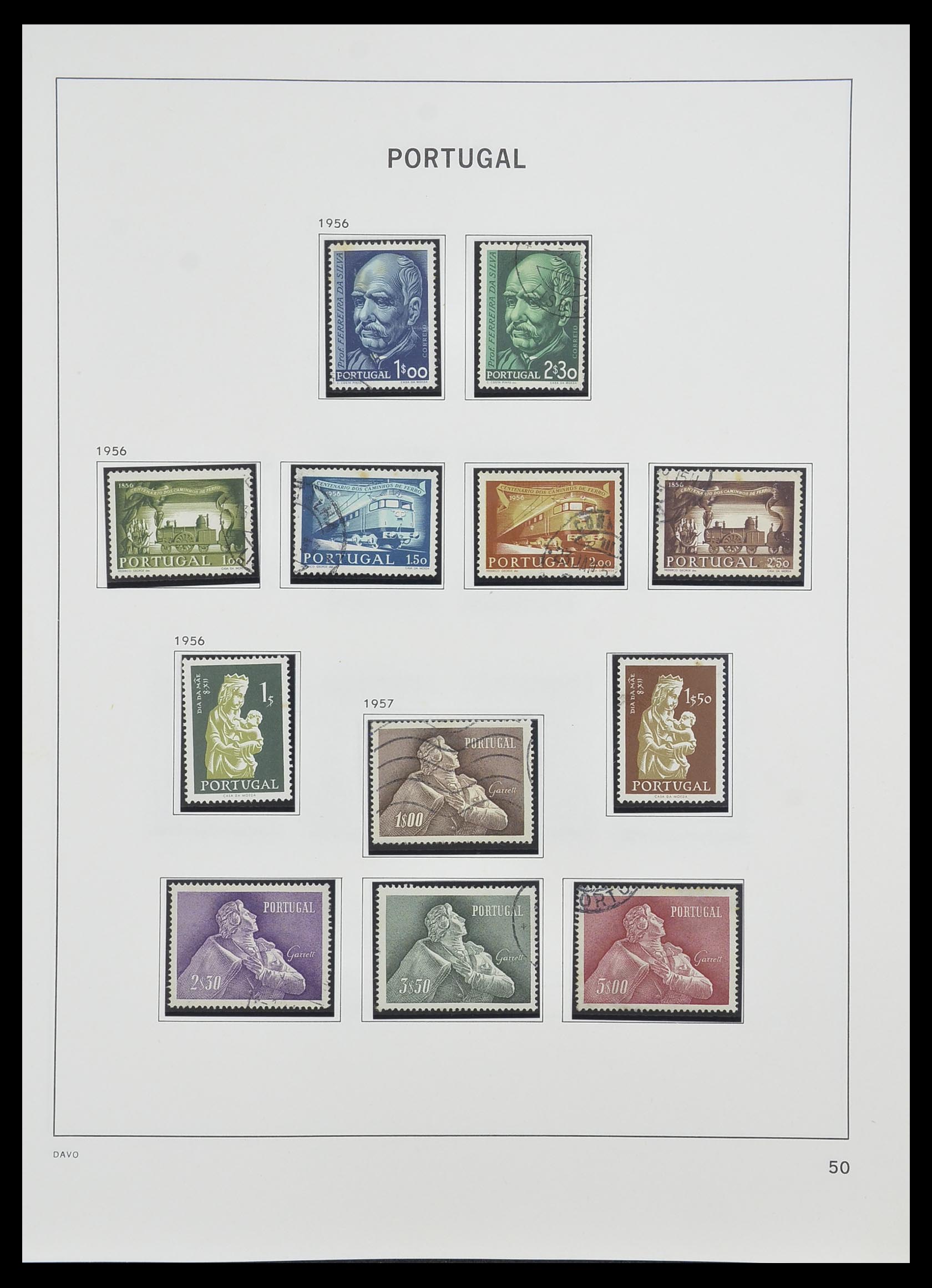 33491 049 - Postzegelverzameling 33491 Portugal 1853-2010.