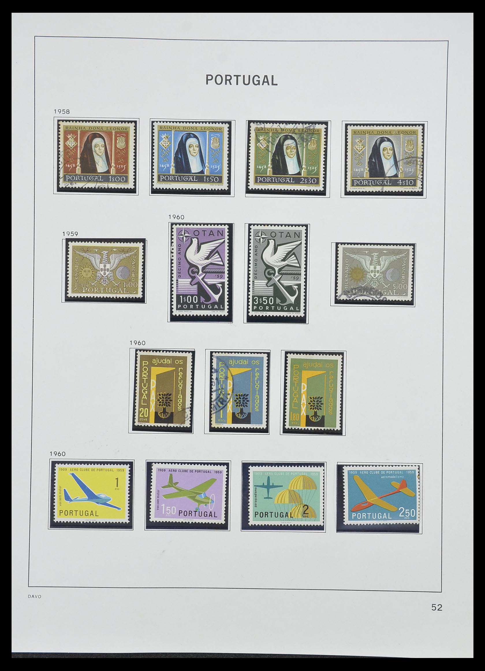 33491 051 - Postzegelverzameling 33491 Portugal 1853-2010.