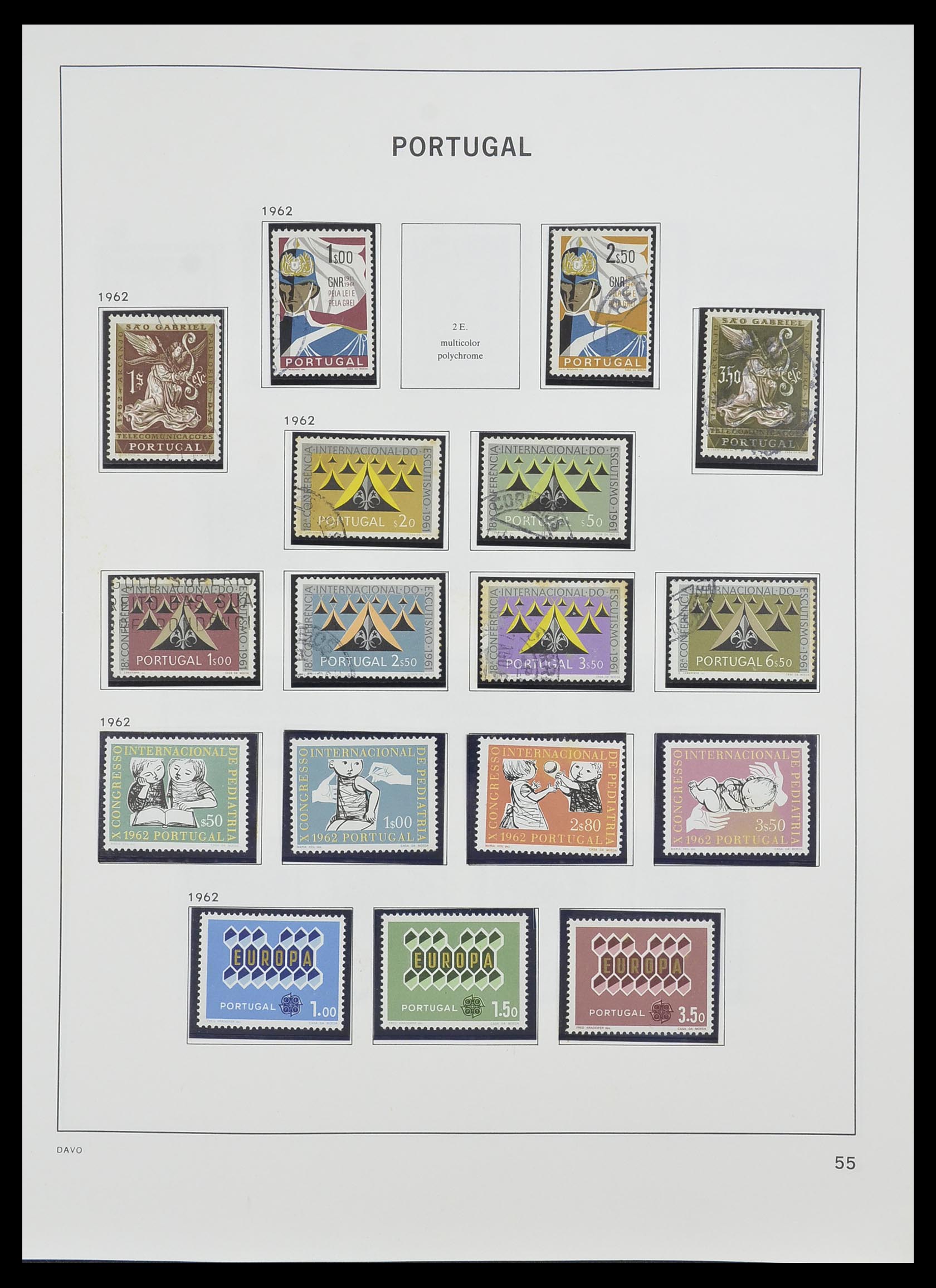 33491 054 - Postzegelverzameling 33491 Portugal 1853-2010.
