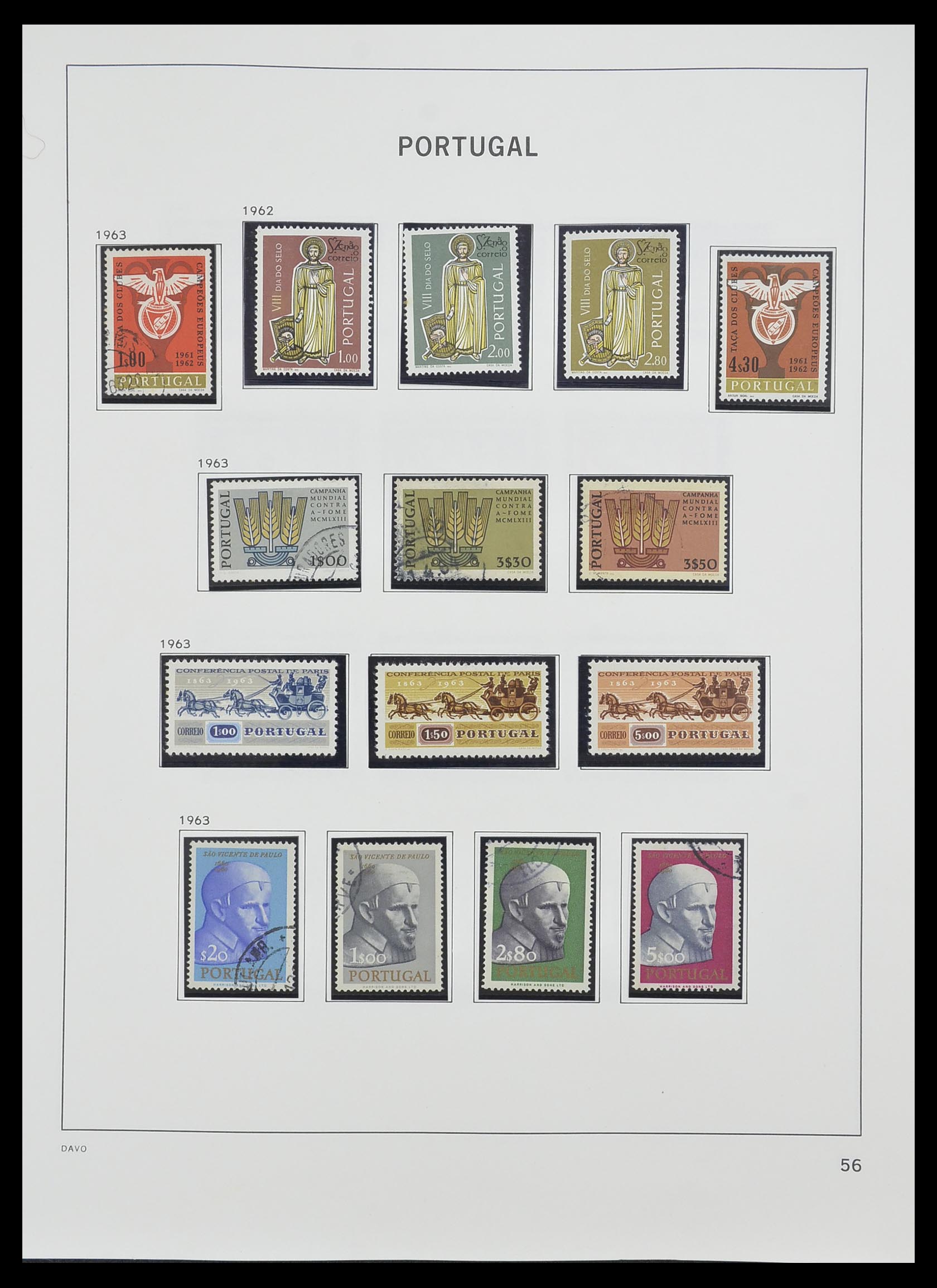 33491 055 - Postzegelverzameling 33491 Portugal 1853-2010.