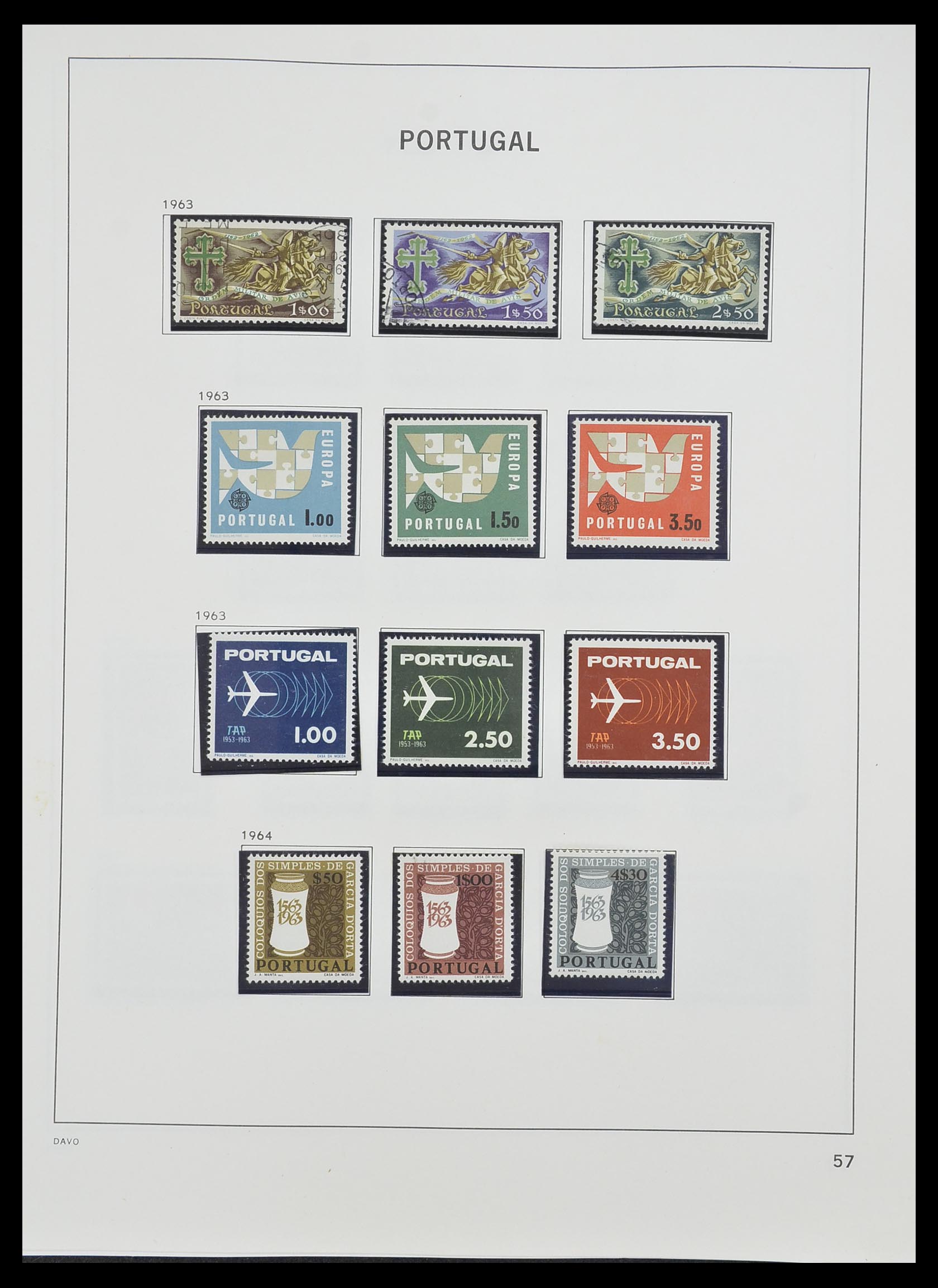 33491 056 - Postzegelverzameling 33491 Portugal 1853-2010.