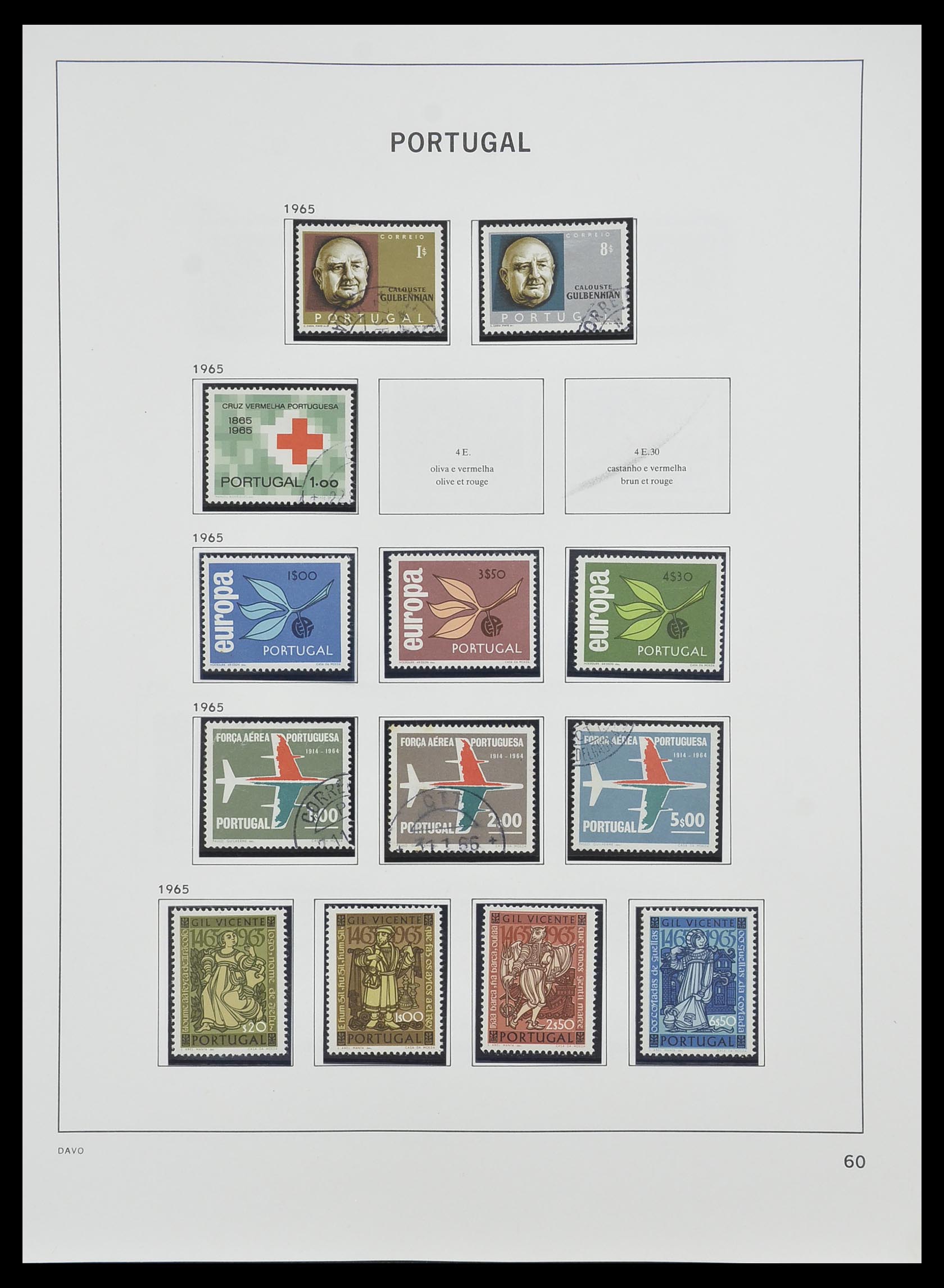 33491 059 - Postzegelverzameling 33491 Portugal 1853-2010.