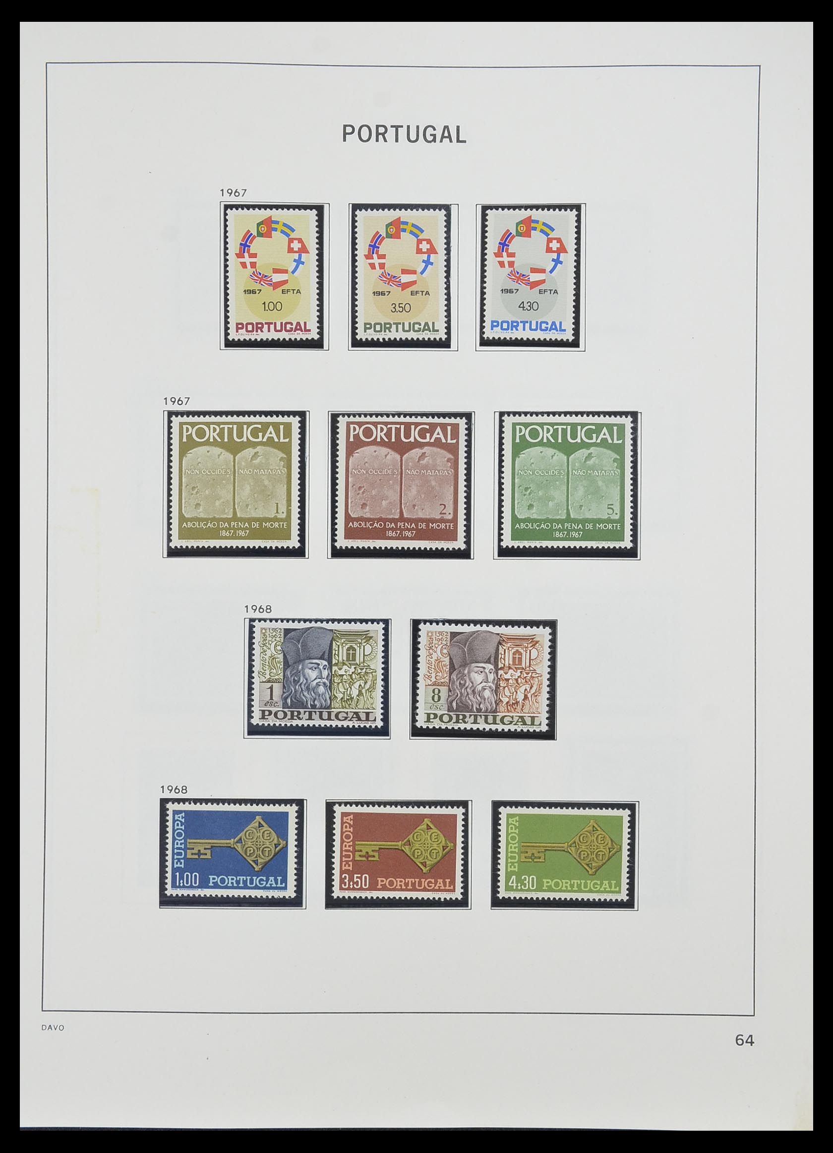 33491 063 - Postzegelverzameling 33491 Portugal 1853-2010.