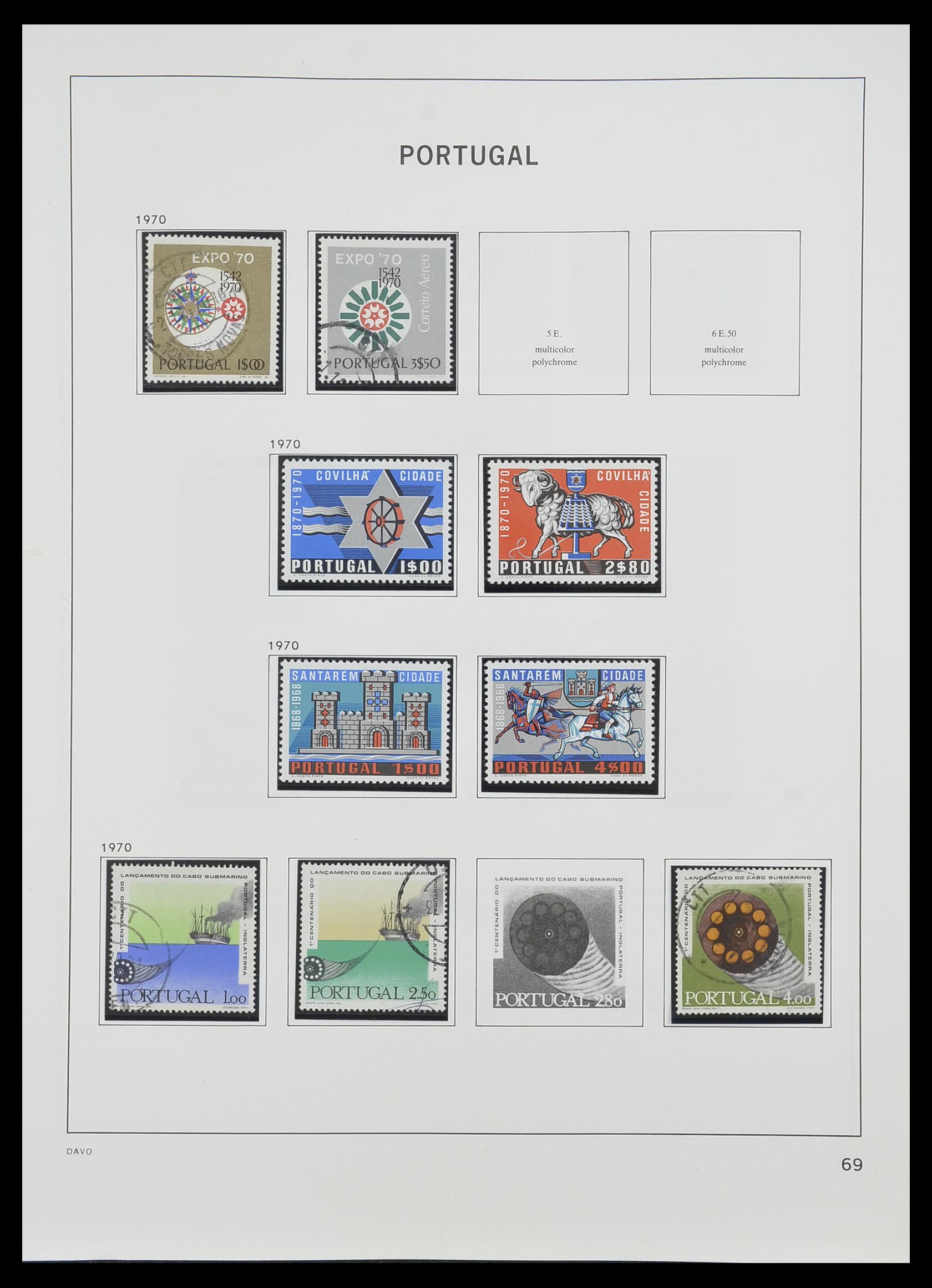 33491 068 - Postzegelverzameling 33491 Portugal 1853-2010.