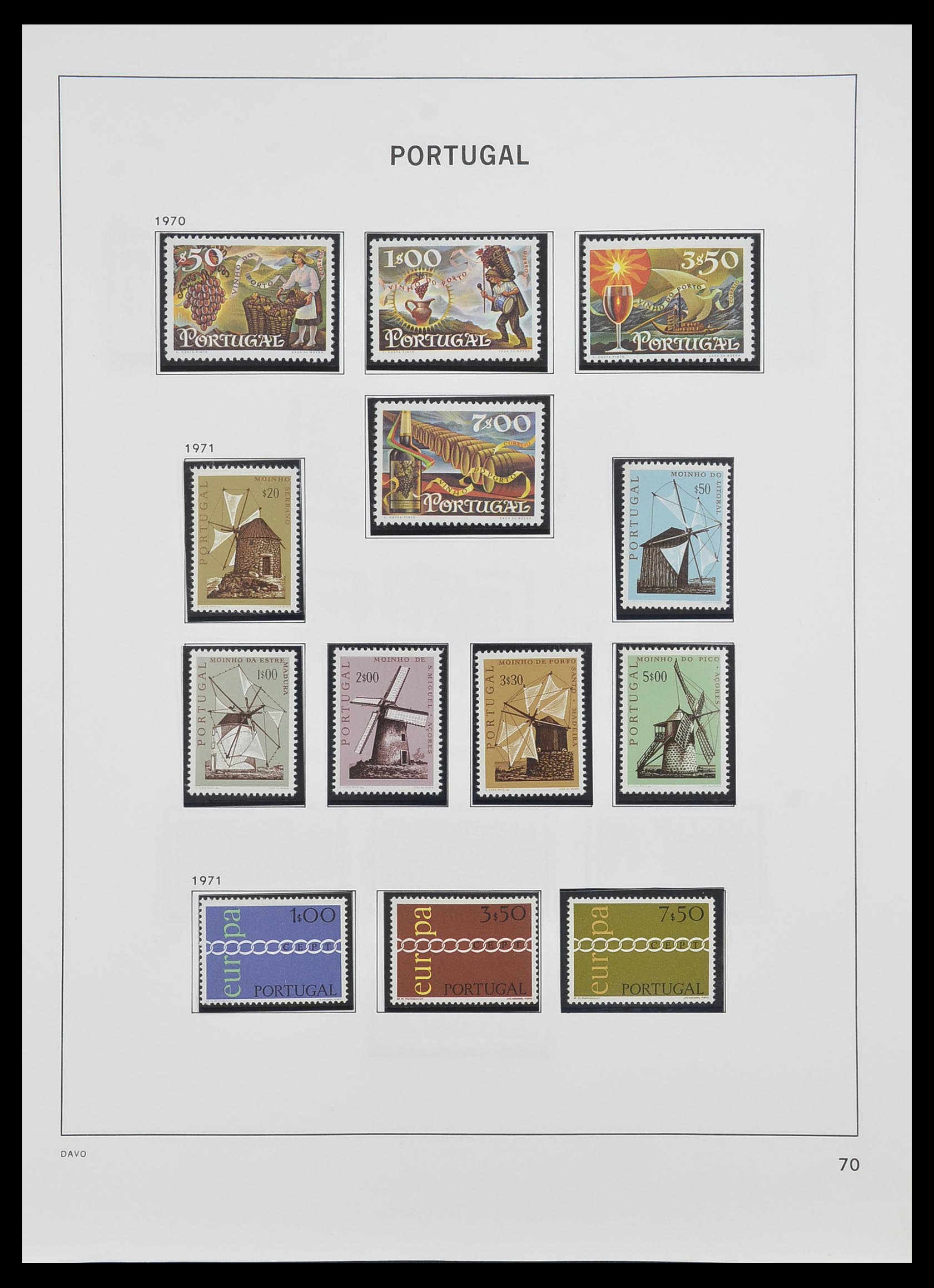 33491 069 - Postzegelverzameling 33491 Portugal 1853-2010.