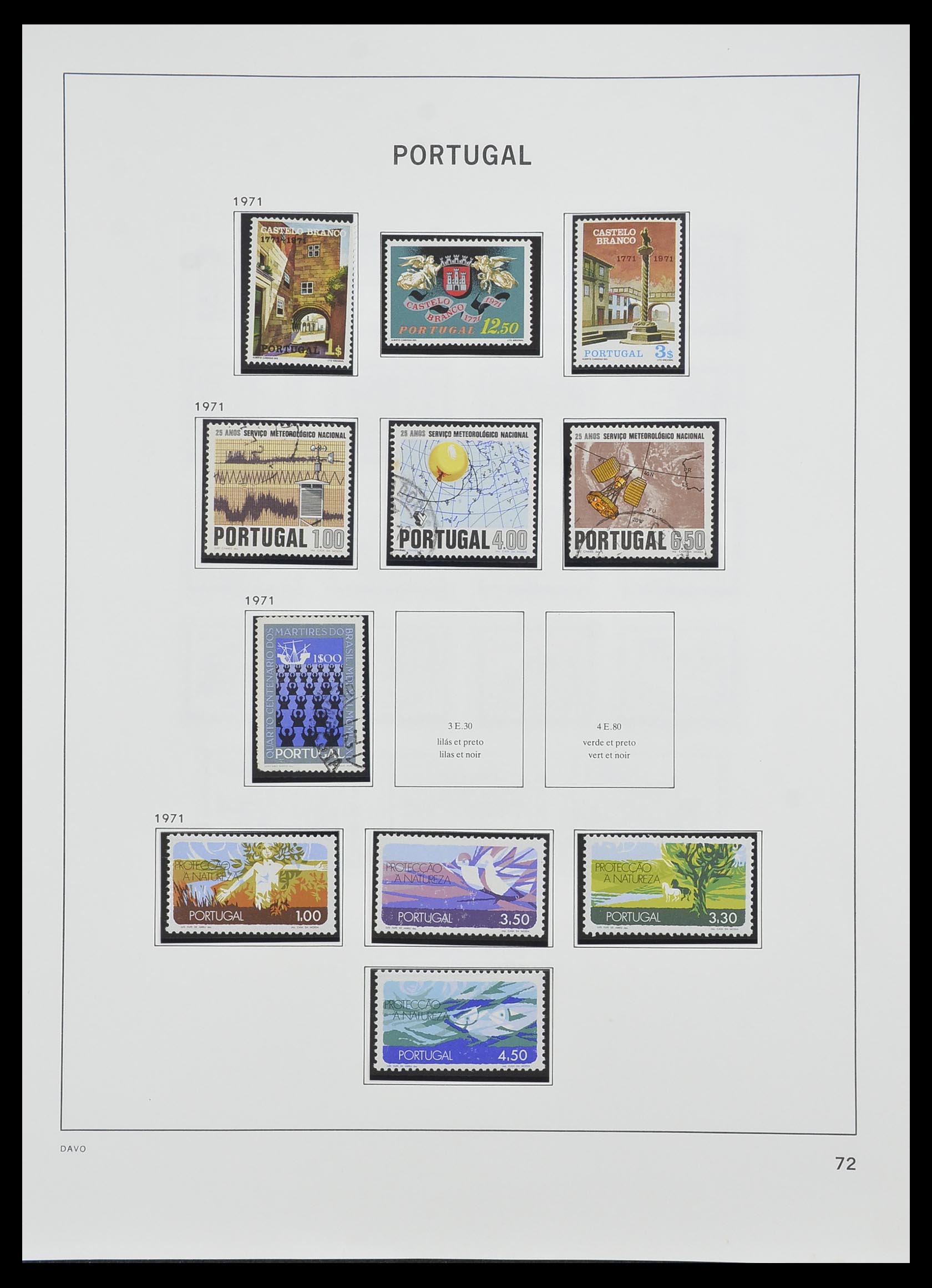 33491 071 - Postzegelverzameling 33491 Portugal 1853-2010.