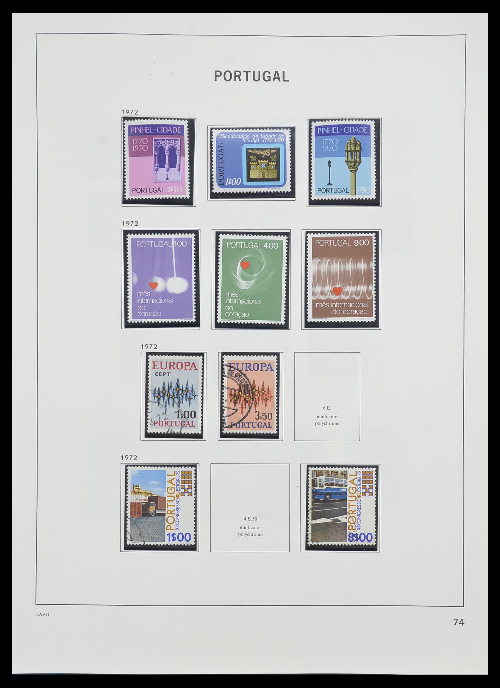 33491 073 - Postzegelverzameling 33491 Portugal 1853-2010.