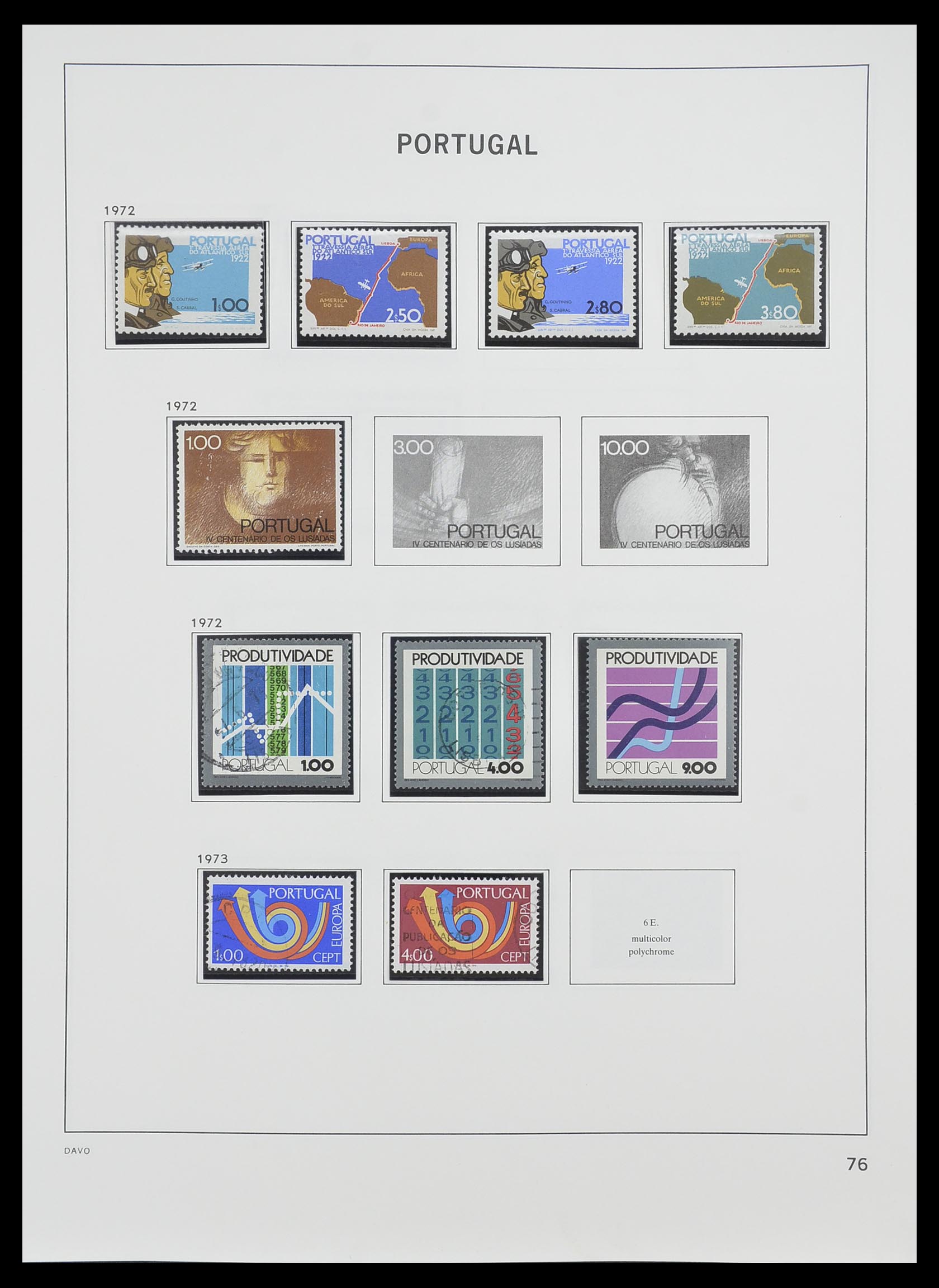 33491 075 - Postzegelverzameling 33491 Portugal 1853-2010.