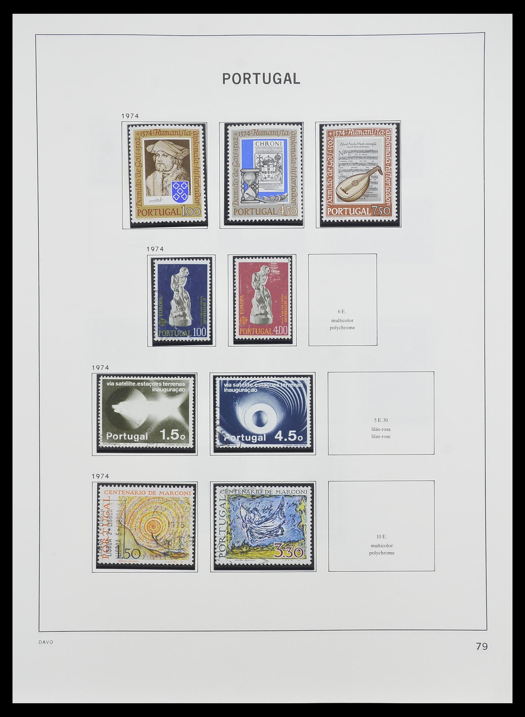 33491 078 - Postzegelverzameling 33491 Portugal 1853-2010.