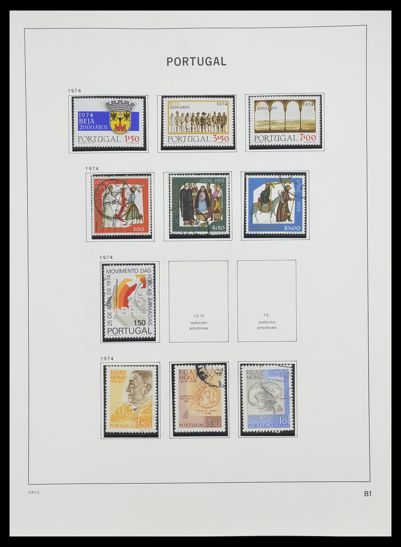 33491 080 - Postzegelverzameling 33491 Portugal 1853-2010.