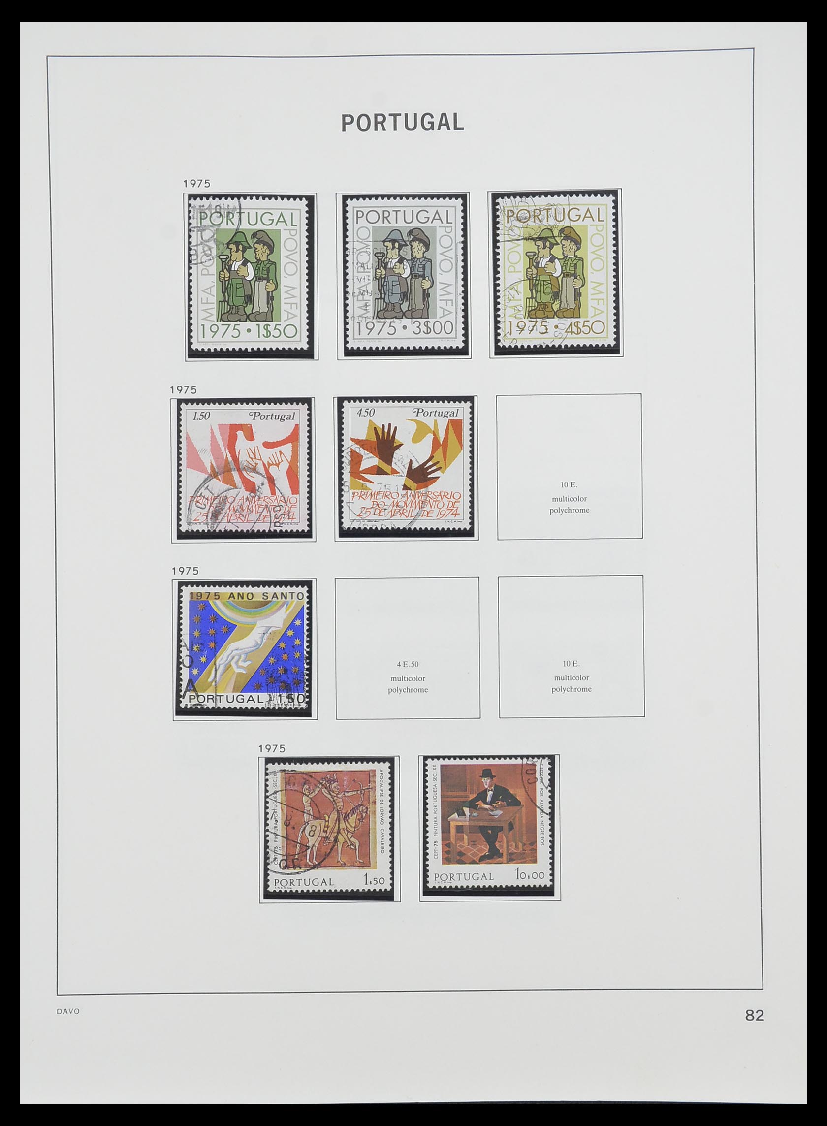 33491 081 - Postzegelverzameling 33491 Portugal 1853-2010.