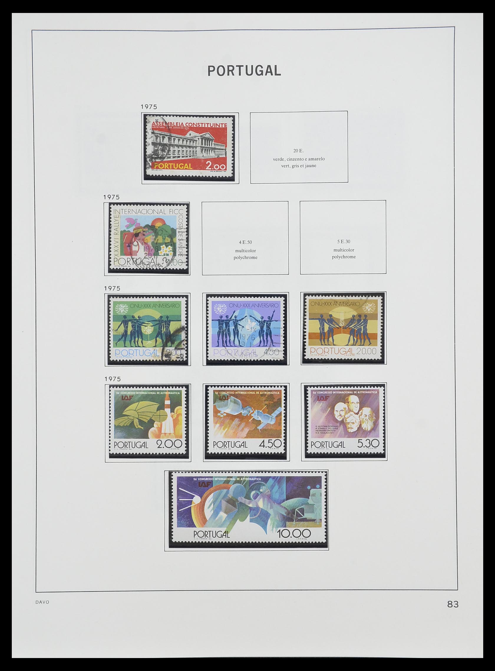 33491 082 - Postzegelverzameling 33491 Portugal 1853-2010.