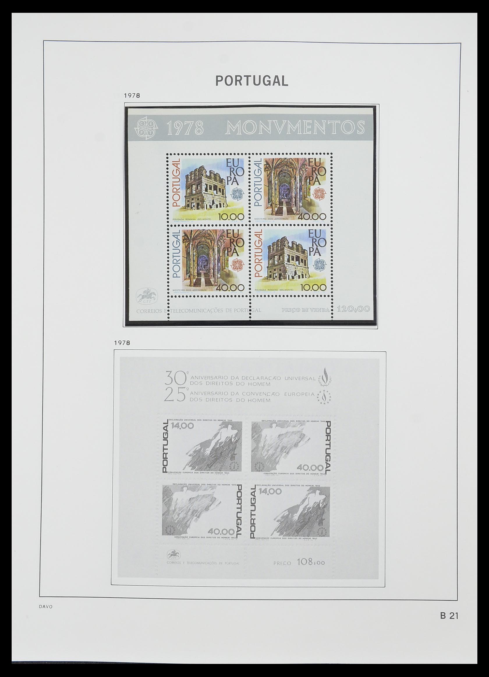 33491 092 - Postzegelverzameling 33491 Portugal 1853-2010.