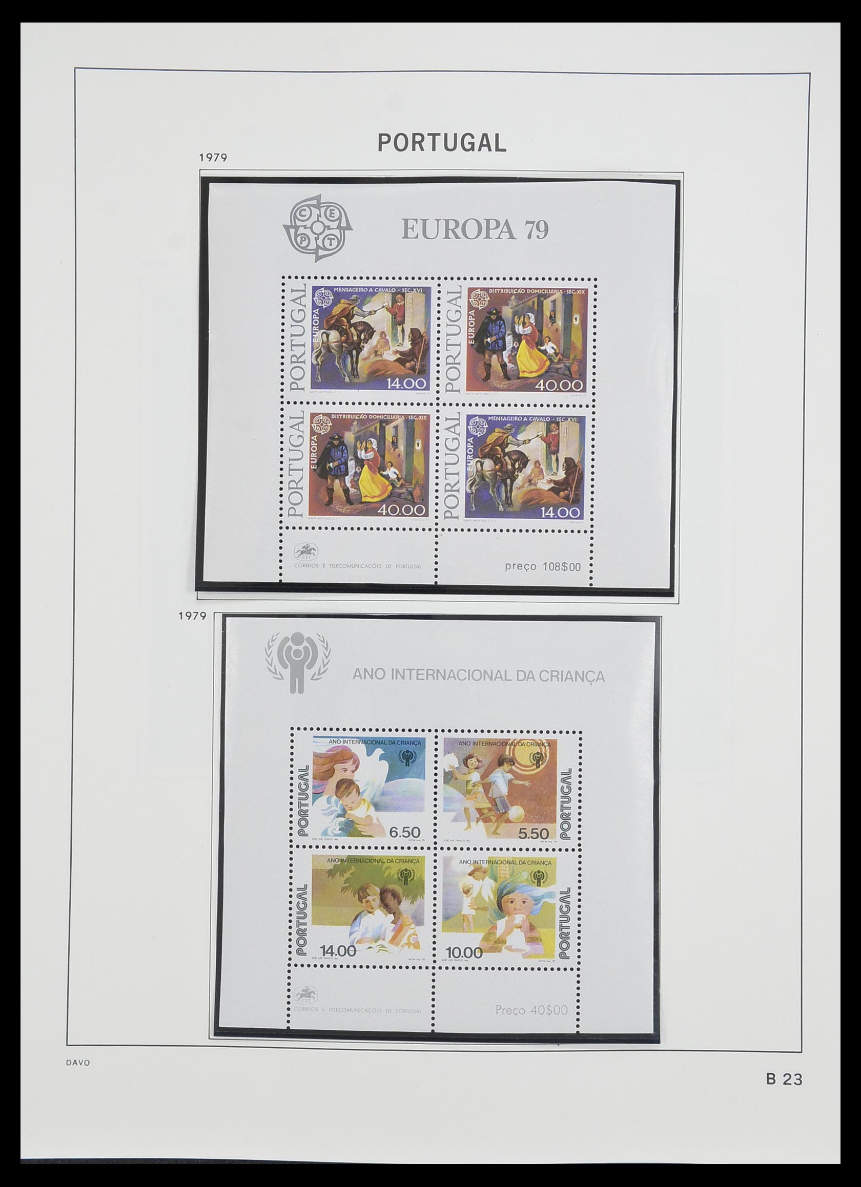 33491 094 - Postzegelverzameling 33491 Portugal 1853-2010.