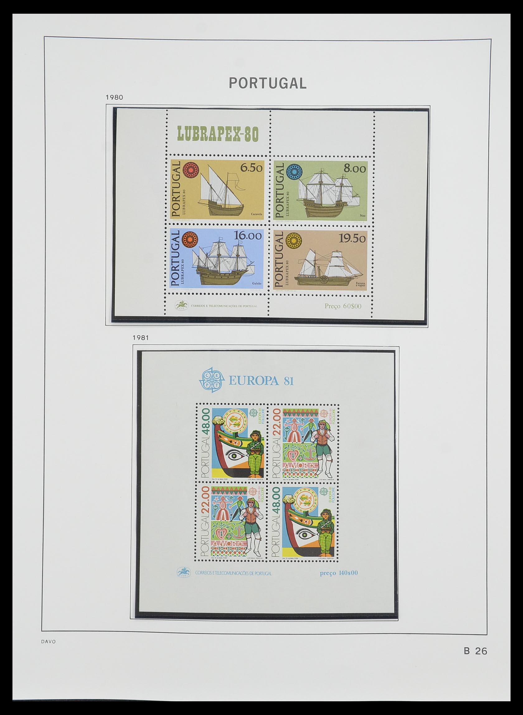 33491 096 - Postzegelverzameling 33491 Portugal 1853-2010.