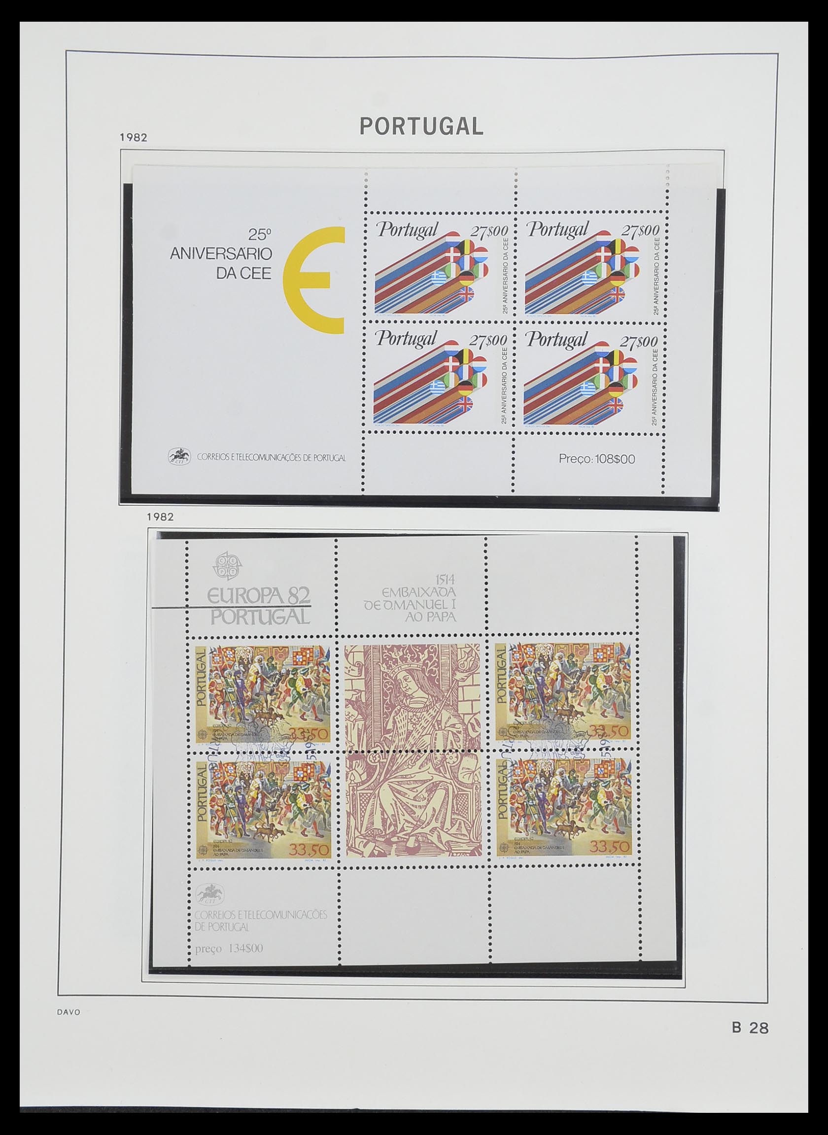33491 099 - Postzegelverzameling 33491 Portugal 1853-2010.