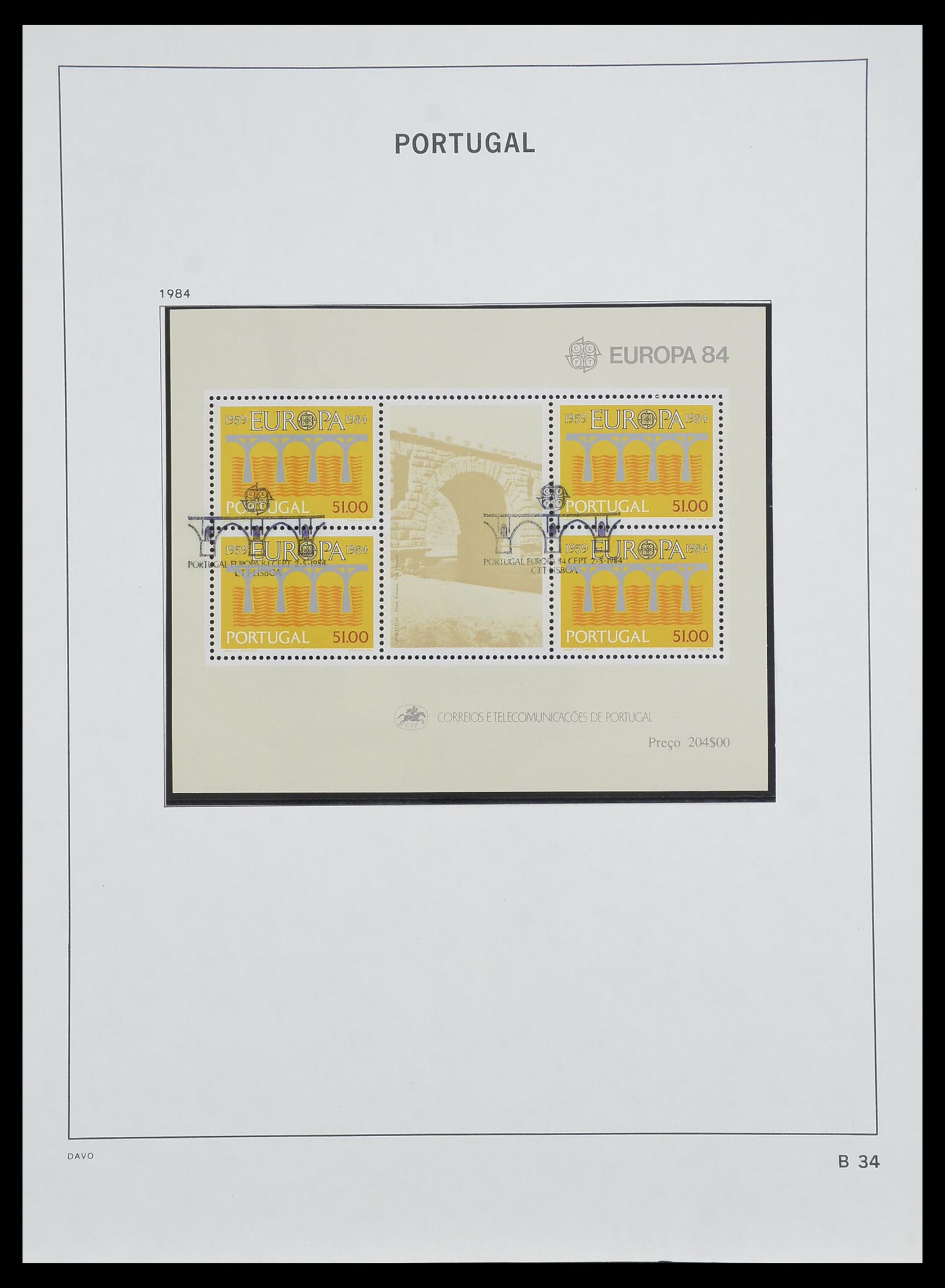 33491 103 - Postzegelverzameling 33491 Portugal 1853-2010.