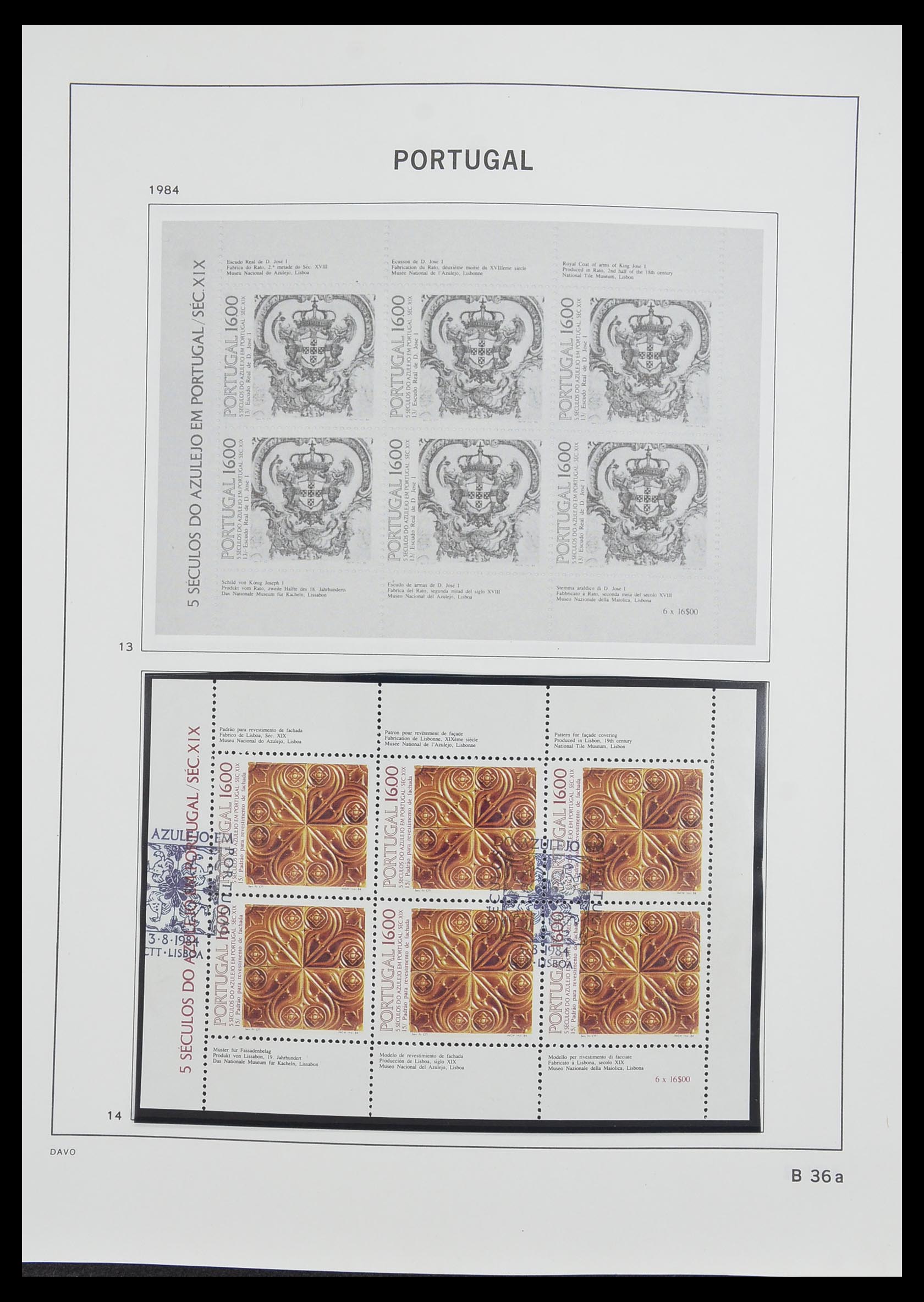 33491 106 - Postzegelverzameling 33491 Portugal 1853-2010.