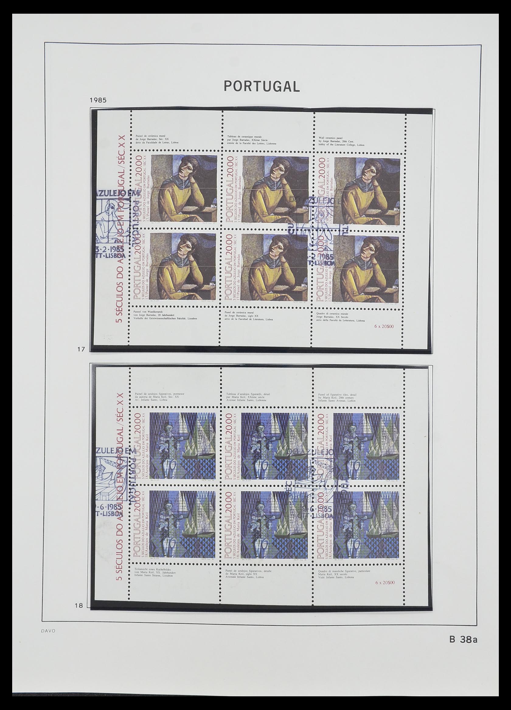 33491 110 - Postzegelverzameling 33491 Portugal 1853-2010.