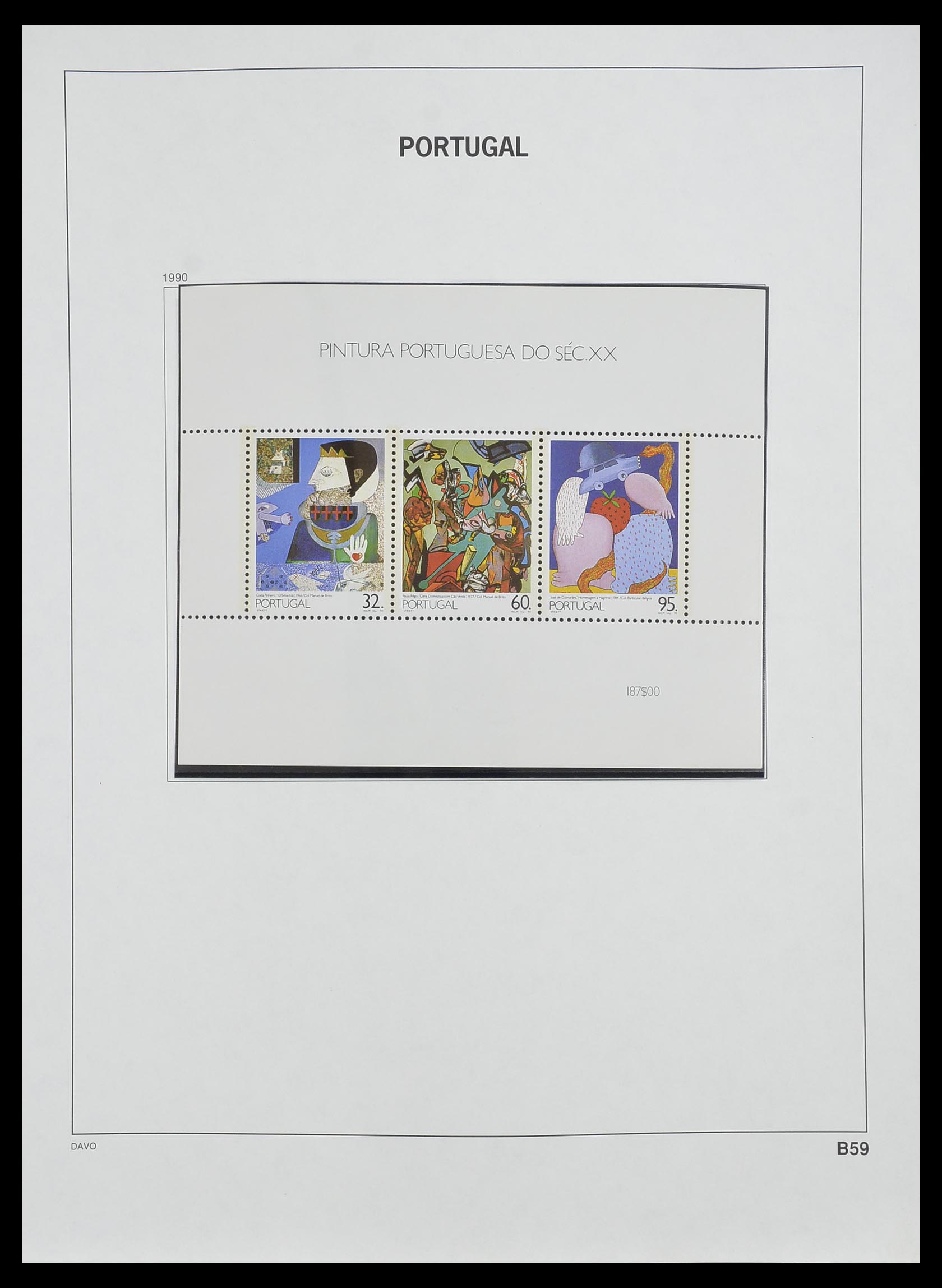33491 119 - Postzegelverzameling 33491 Portugal 1853-2010.