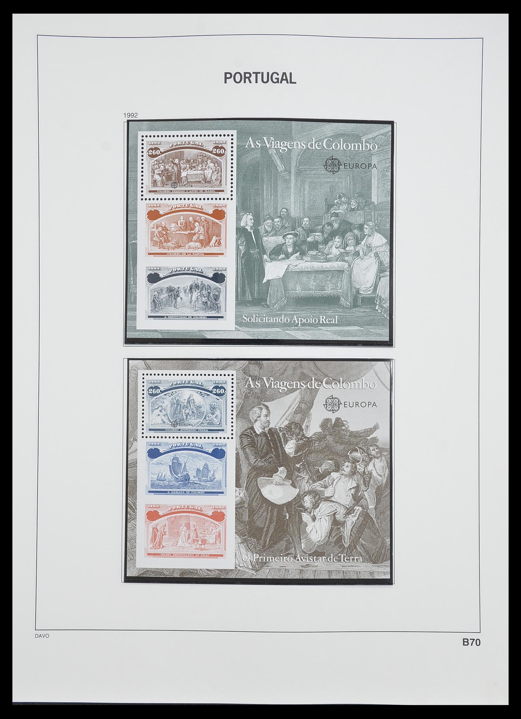 33491 125 - Postzegelverzameling 33491 Portugal 1853-2010.