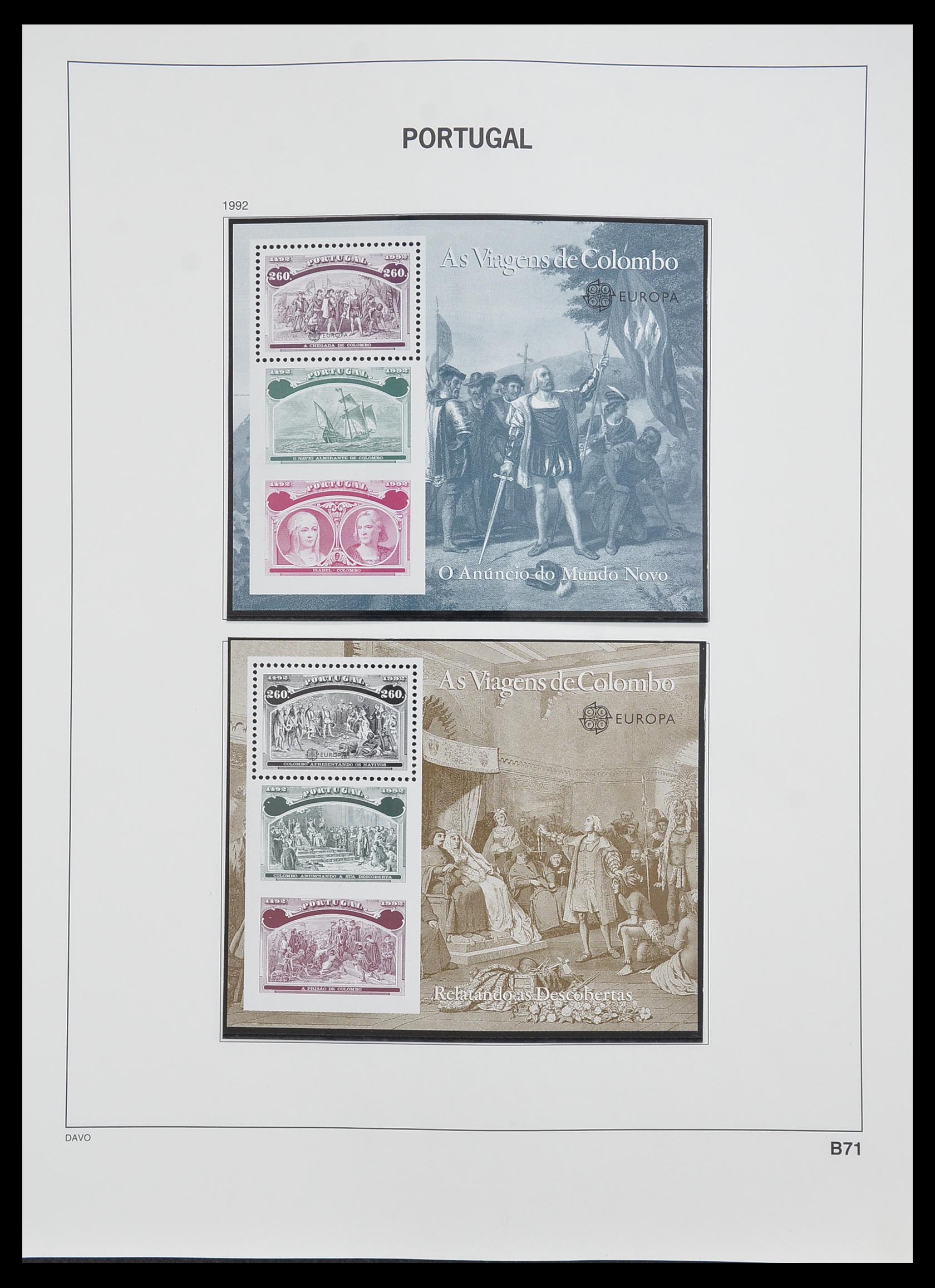 33491 126 - Postzegelverzameling 33491 Portugal 1853-2010.