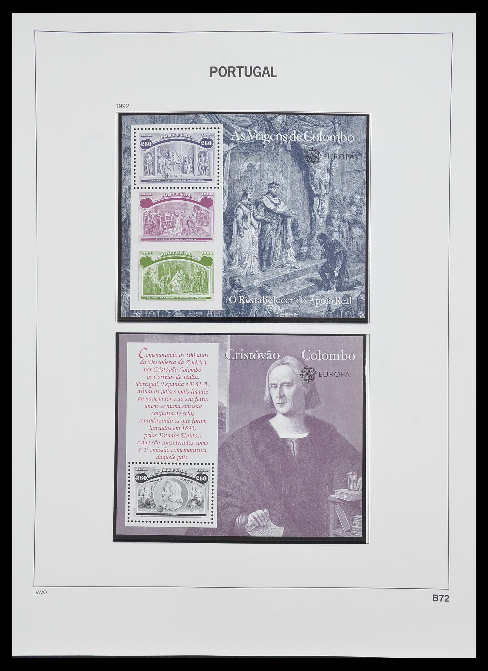 33491 127 - Postzegelverzameling 33491 Portugal 1853-2010.