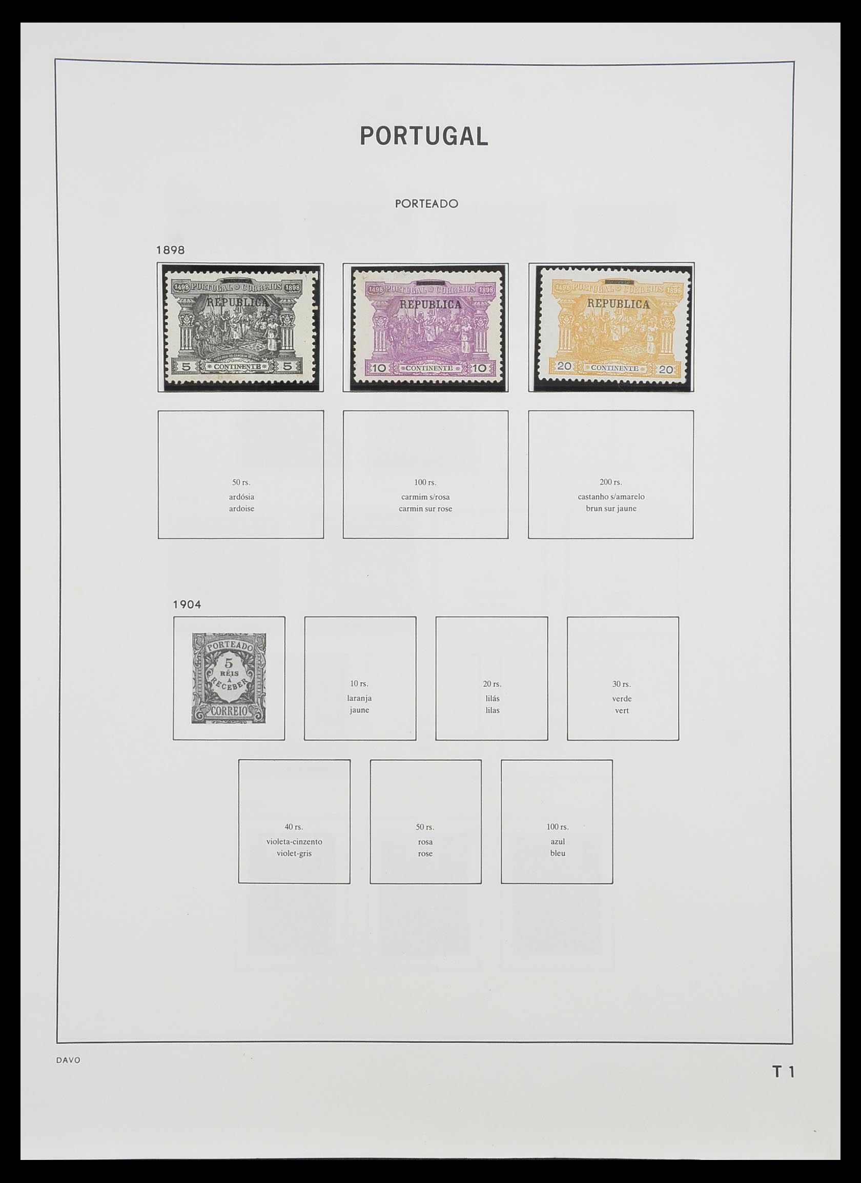 33491 129 - Postzegelverzameling 33491 Portugal 1853-2010.