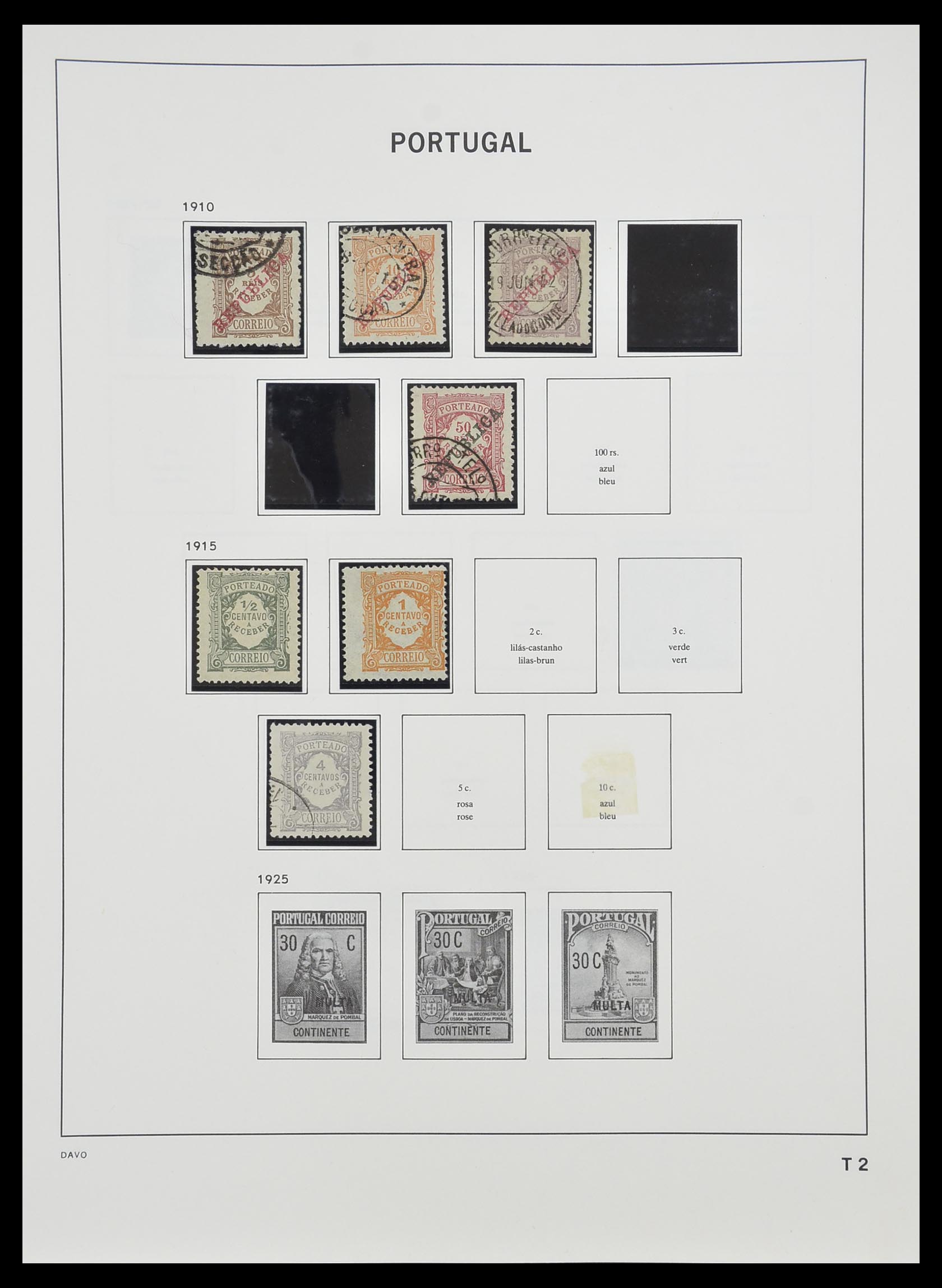 33491 130 - Postzegelverzameling 33491 Portugal 1853-2010.