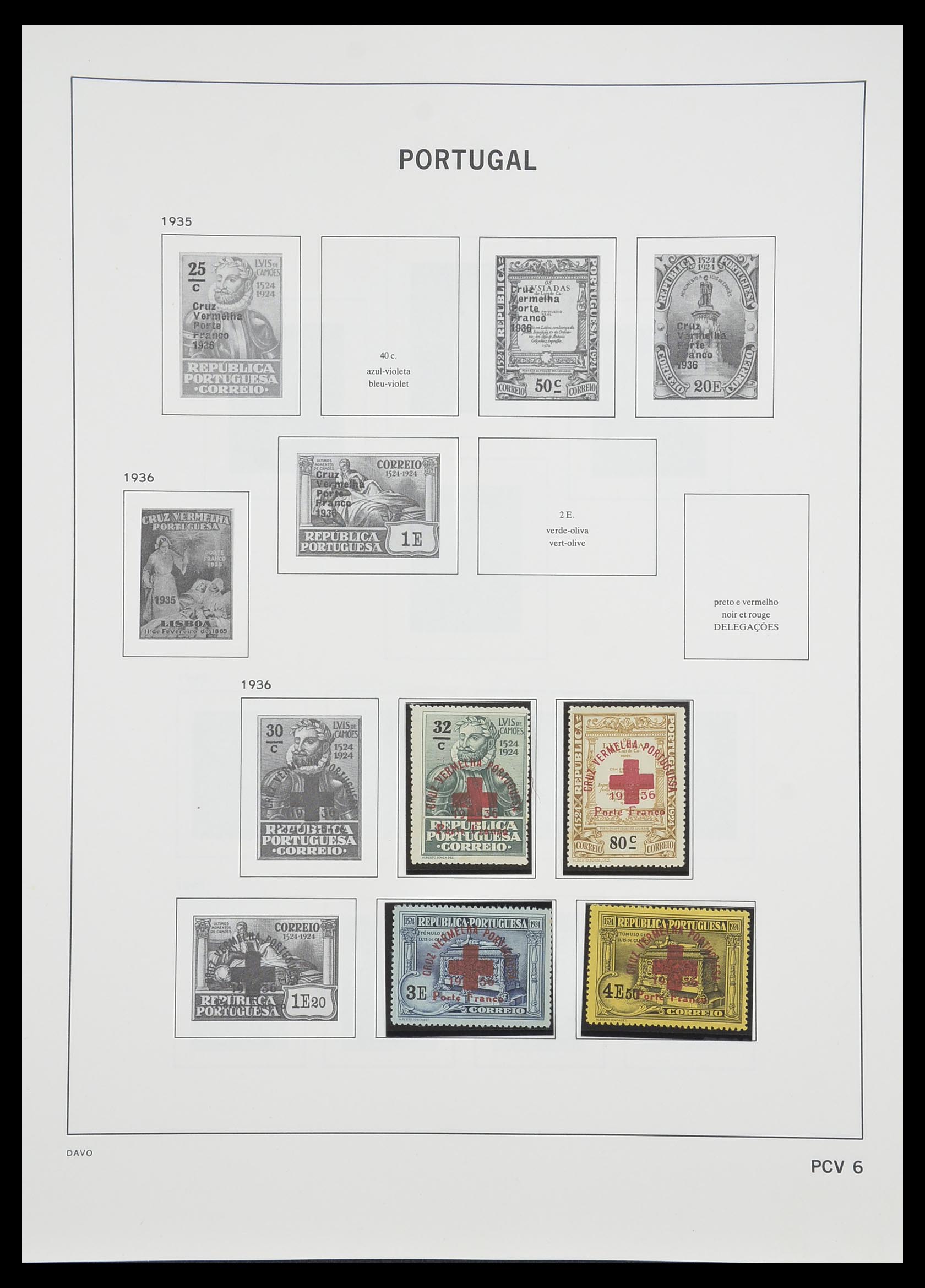 33491 139 - Postzegelverzameling 33491 Portugal 1853-2010.