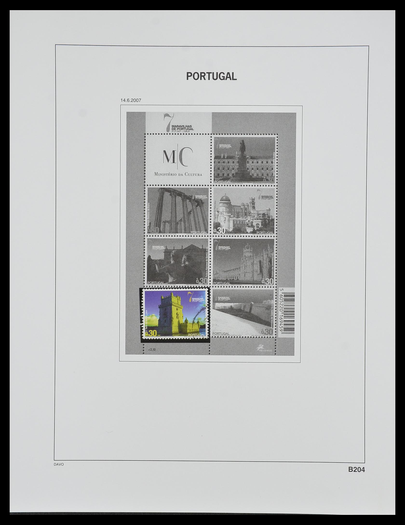33491 321 - Postzegelverzameling 33491 Portugal 1853-2010.