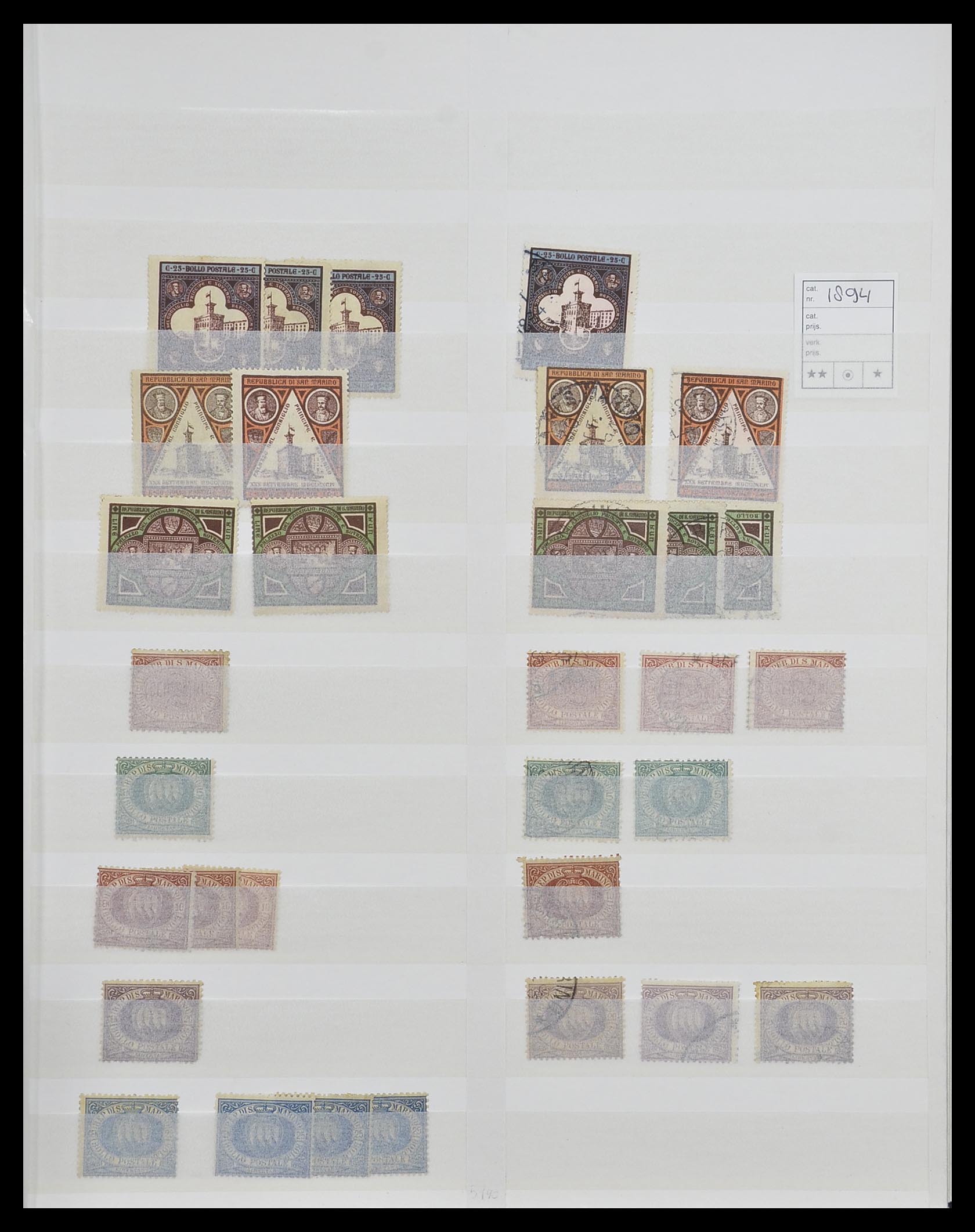 33492 003 - Postzegelverzameling 33492 San Marino 1877-1959.