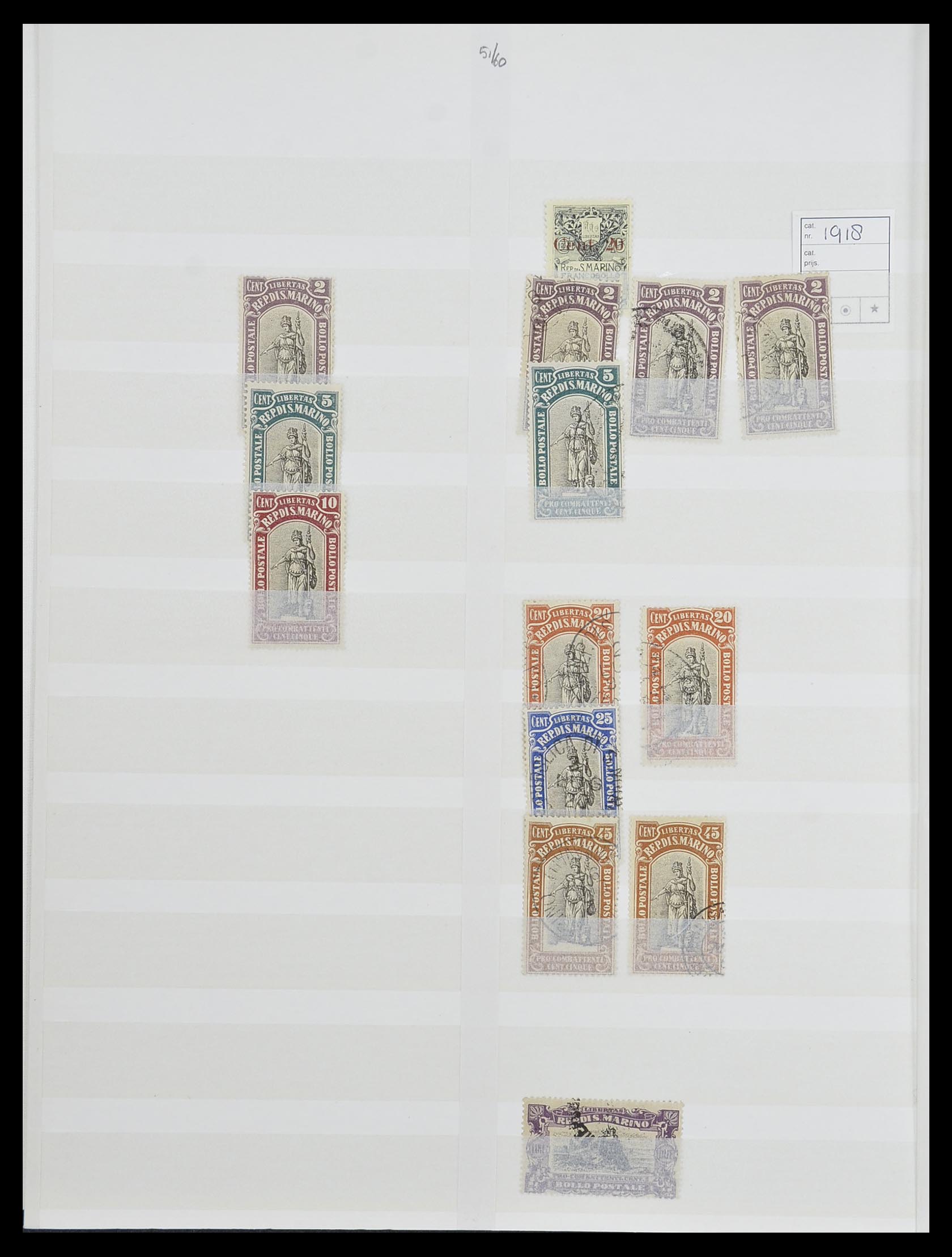 33492 006 - Stamp collection 33492 San Marino 1877-1959.